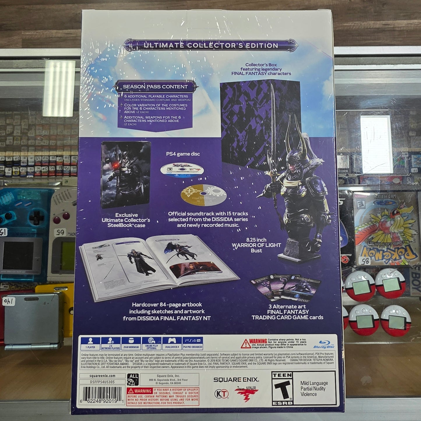 New Sealed Dissidia Final Fantasy Ultimate Collectors Edition Playstation 4