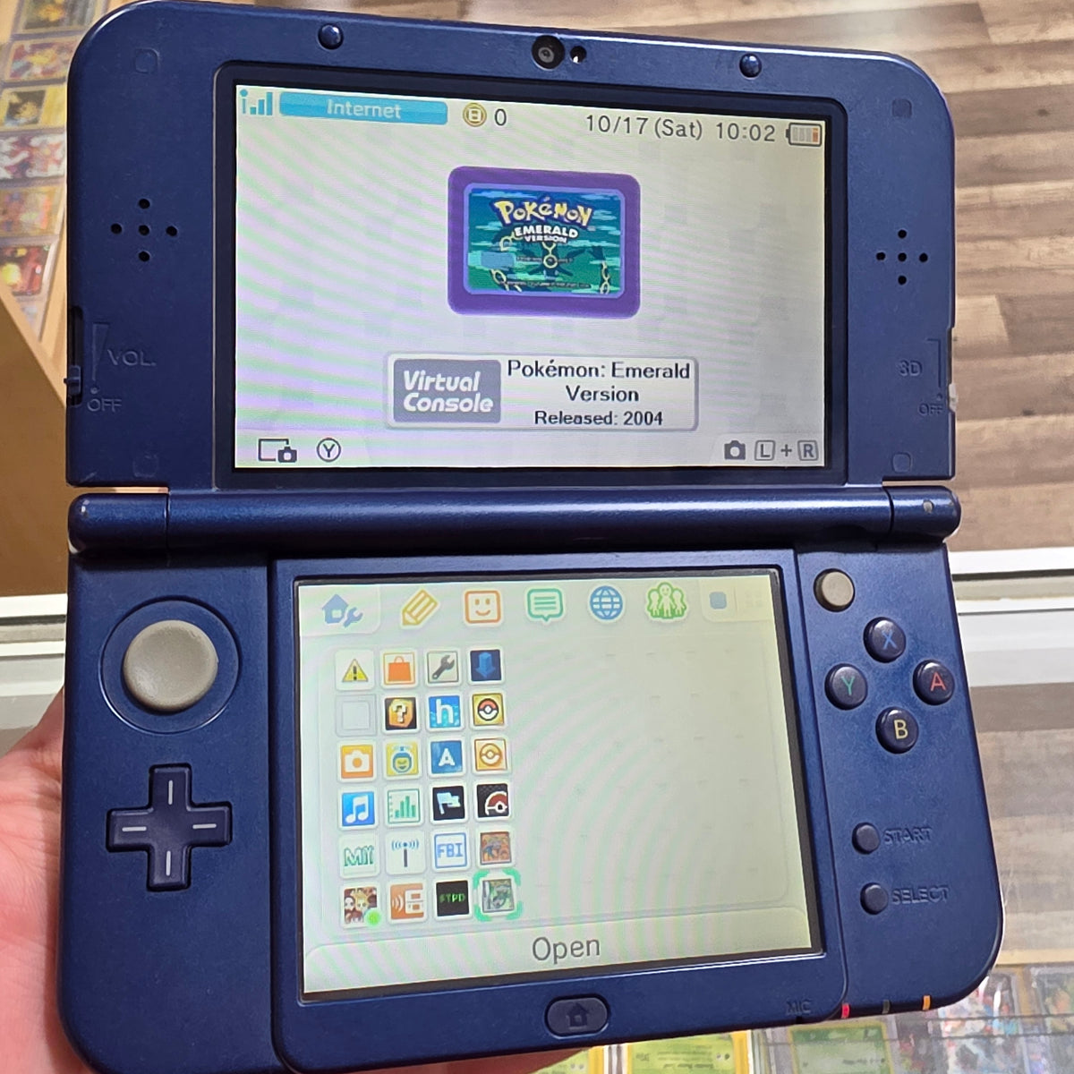 (732) New Nintendo 3DS XL Handheld System (Blue) w/ Charger (Region Free)(JAPANESE TO US) (DIGITAL GAMES)