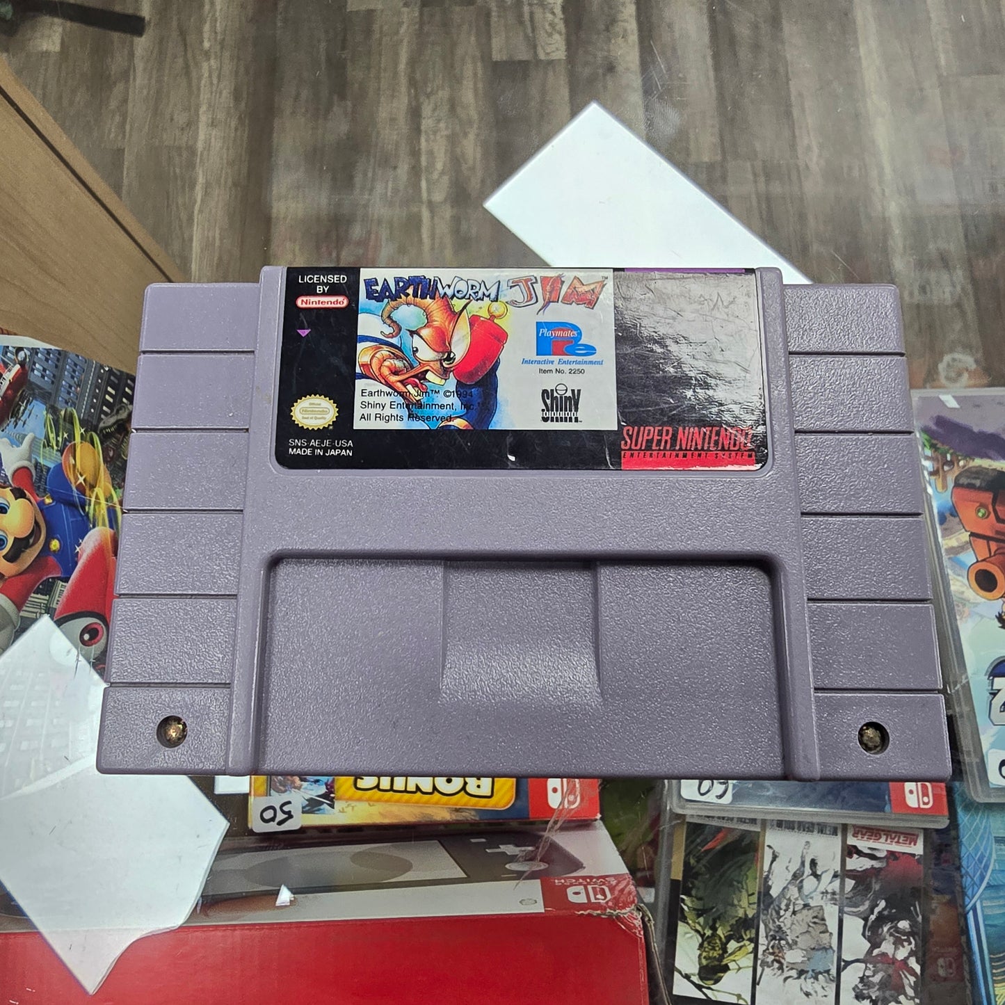 Earthworm Jim Super Nintendo