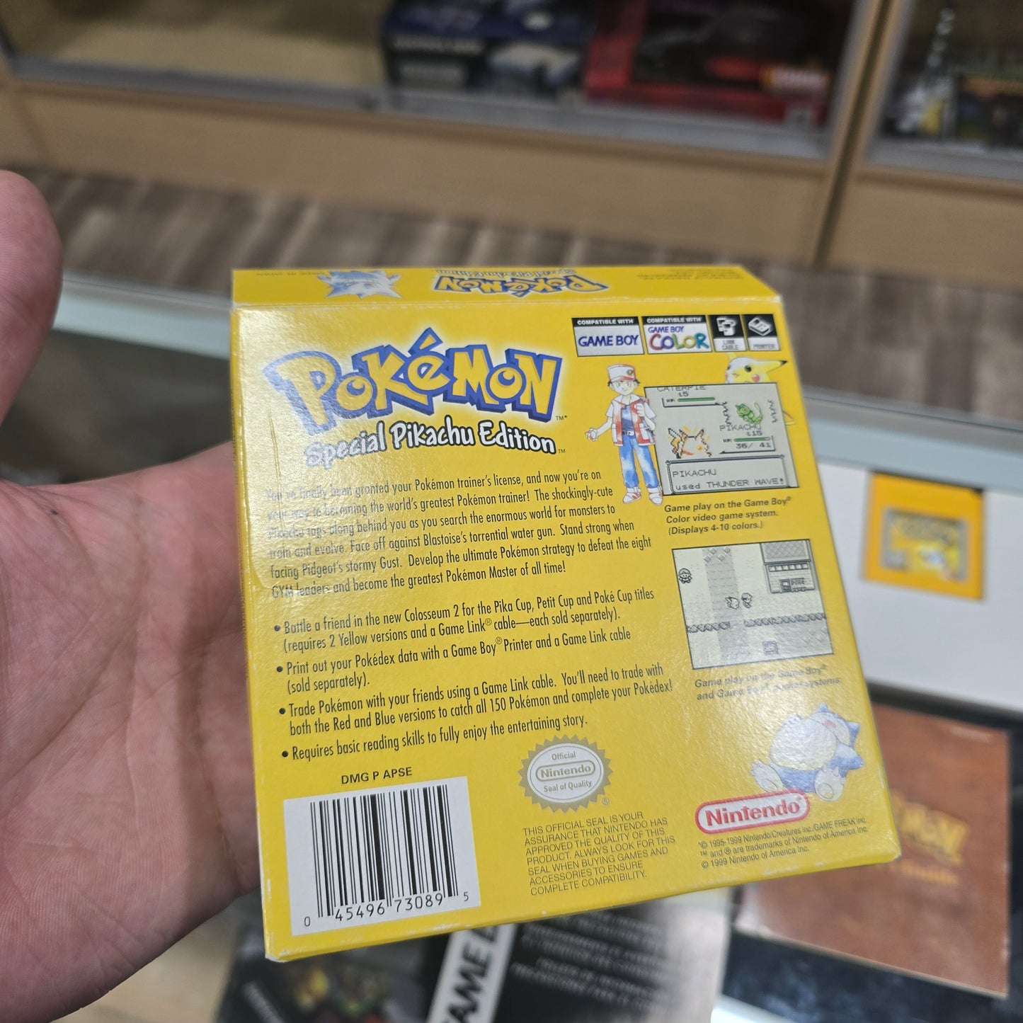 Pokémon Yellow (New Battery) (CIB) (Good Condition) Nintendo Gameboy