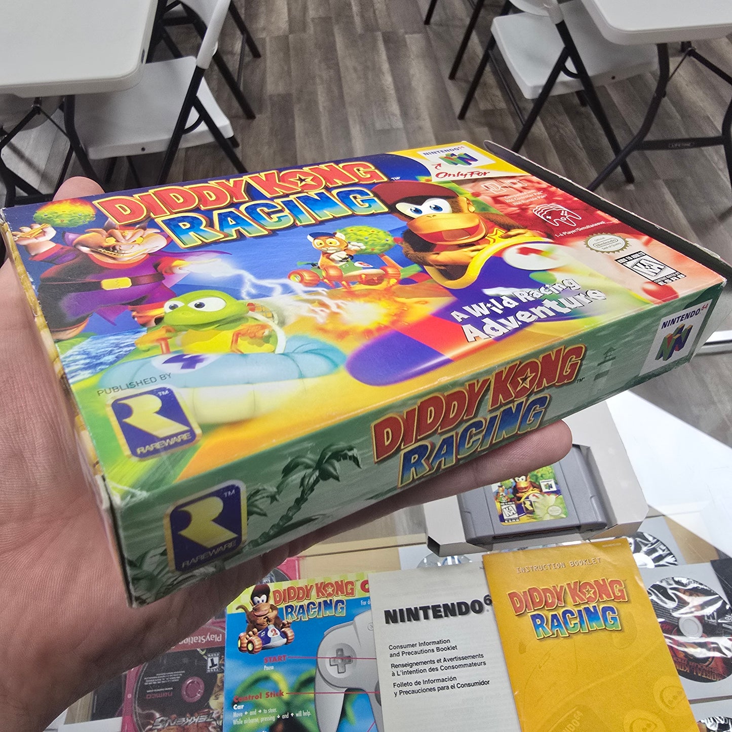 Diddy Kong Racing Nintendo 64 CIB (Clean) with Box Protector