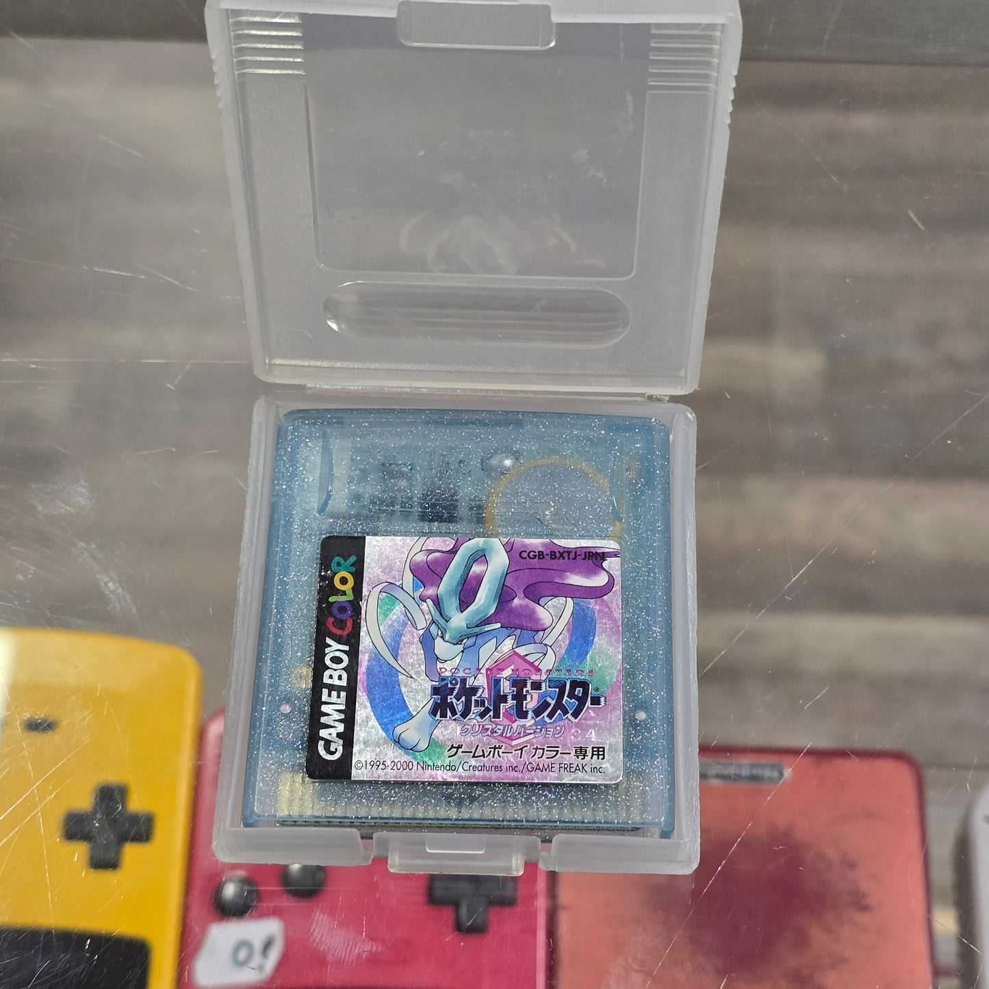 Pokémon Crystal (Authentic) Japanese Label and Board (English game) Nintendo Gameboy Color