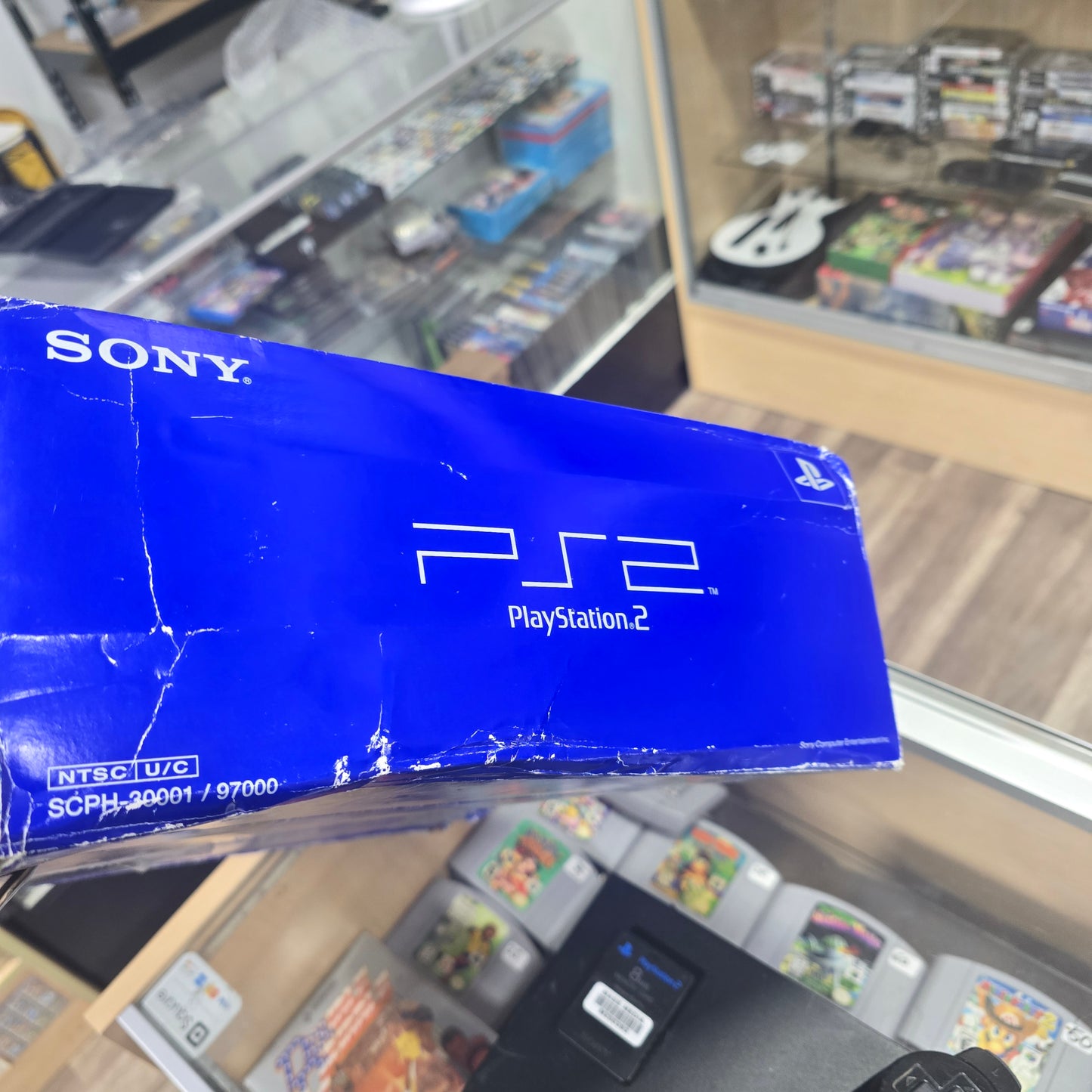 Playstation 2 System with all Wires and Controller Plus Memory card in Box