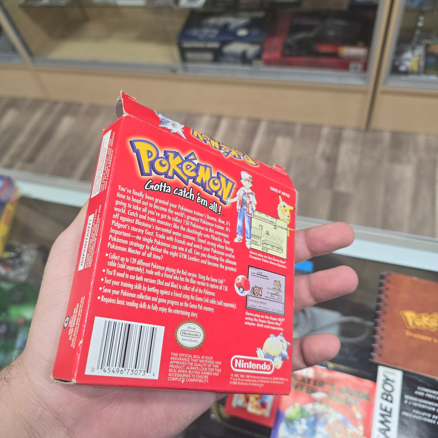 Pokémon Red (New Battery) (CIB) (Good Condition) Nintendo Gameboy
