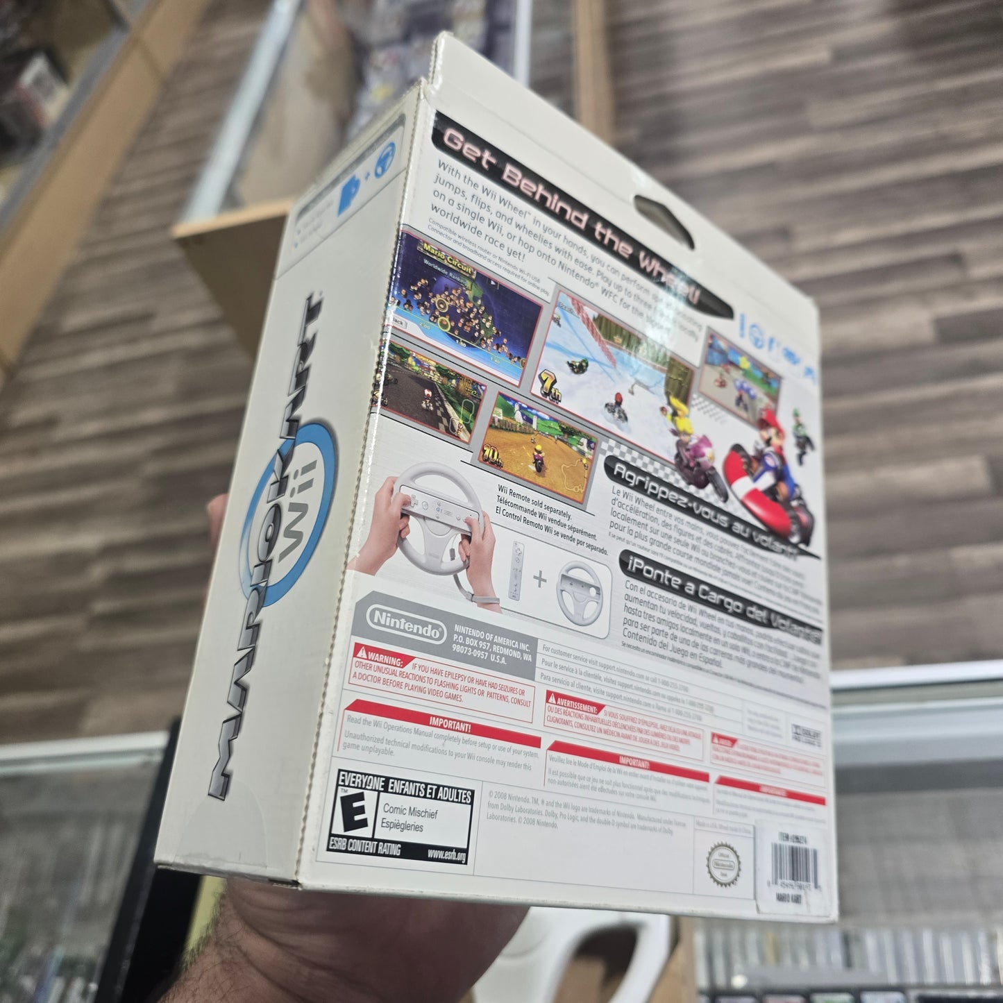 Mariokart Wii Wheel (WHEEL ONLY) (No Game) Nintendo Wii