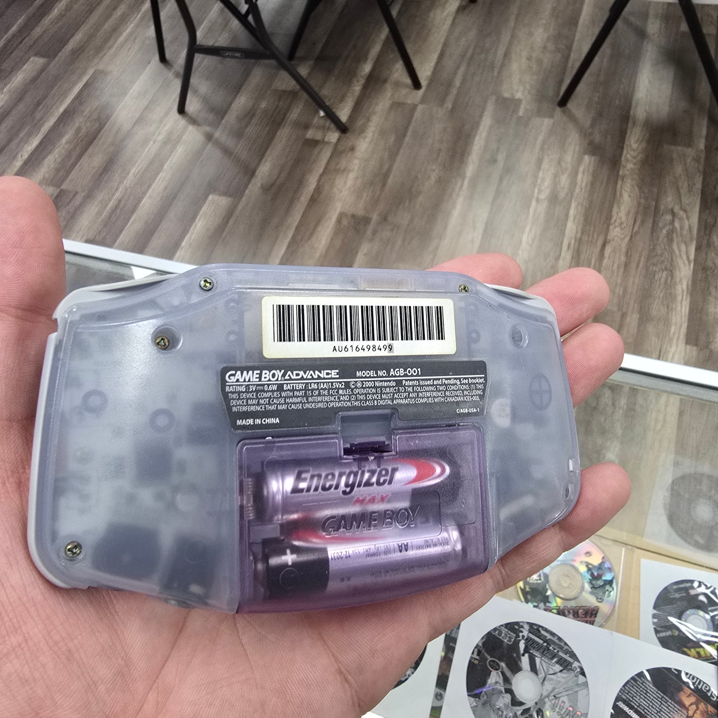 Custom Nintendo Gameboy Advance Handheld System with Brighter Screen