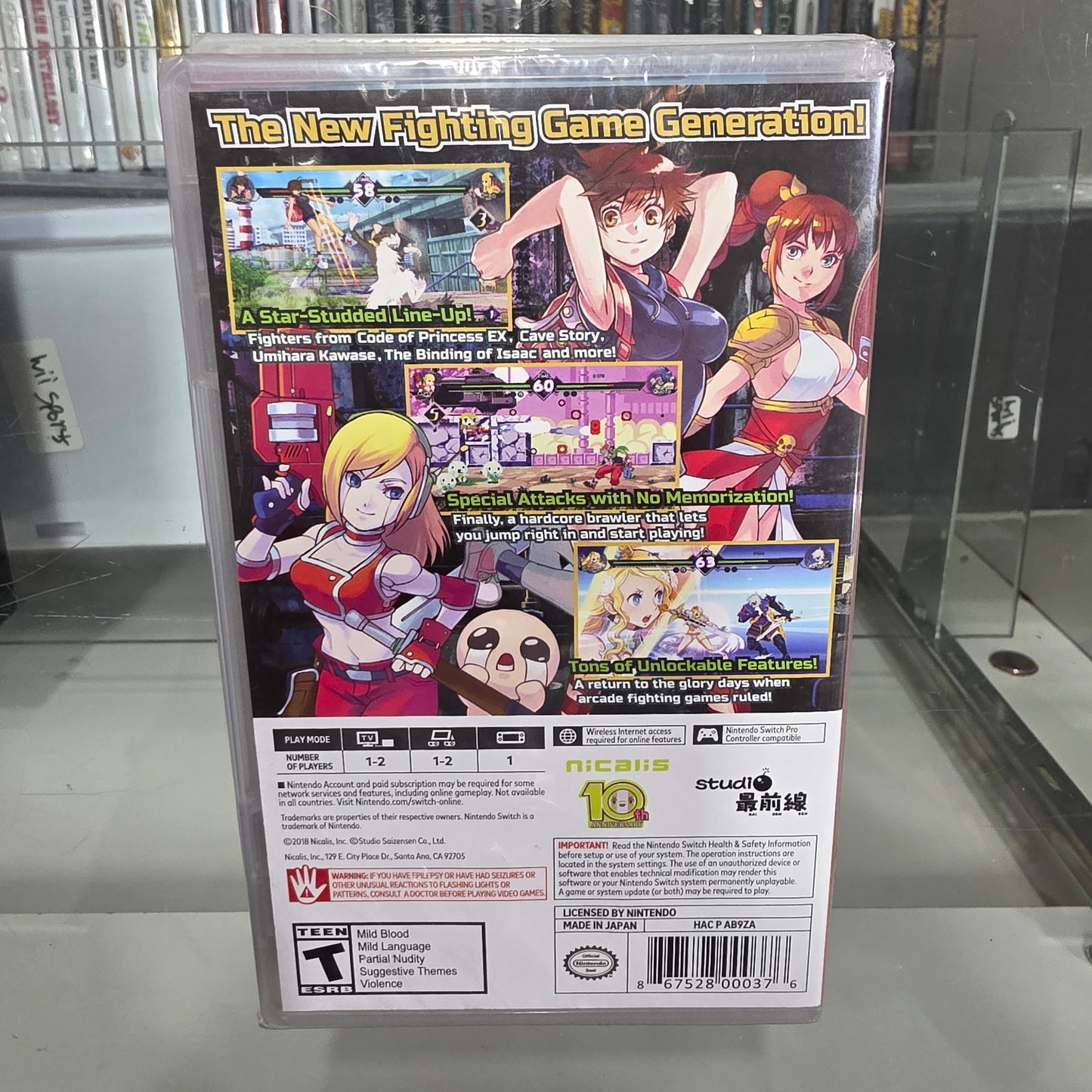 New Sealed Blade Strangers Nintendo Switch