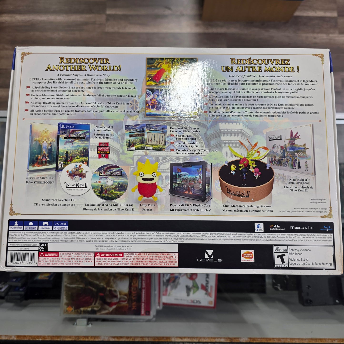 New Sealed Ni No Kuni II Revenant Kingdom Collectors Edition Playstation 4