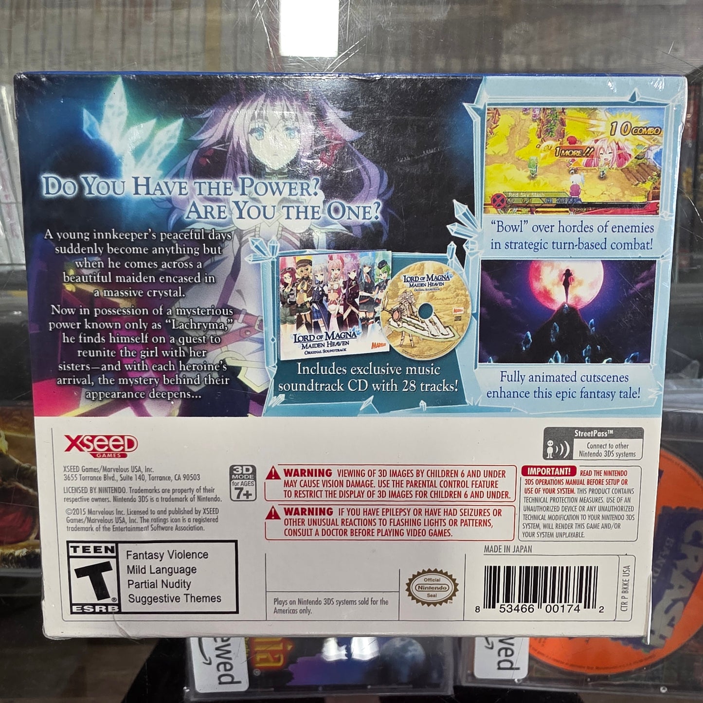 Lord of Magna Maiden Heaven Nintendo 3DS New