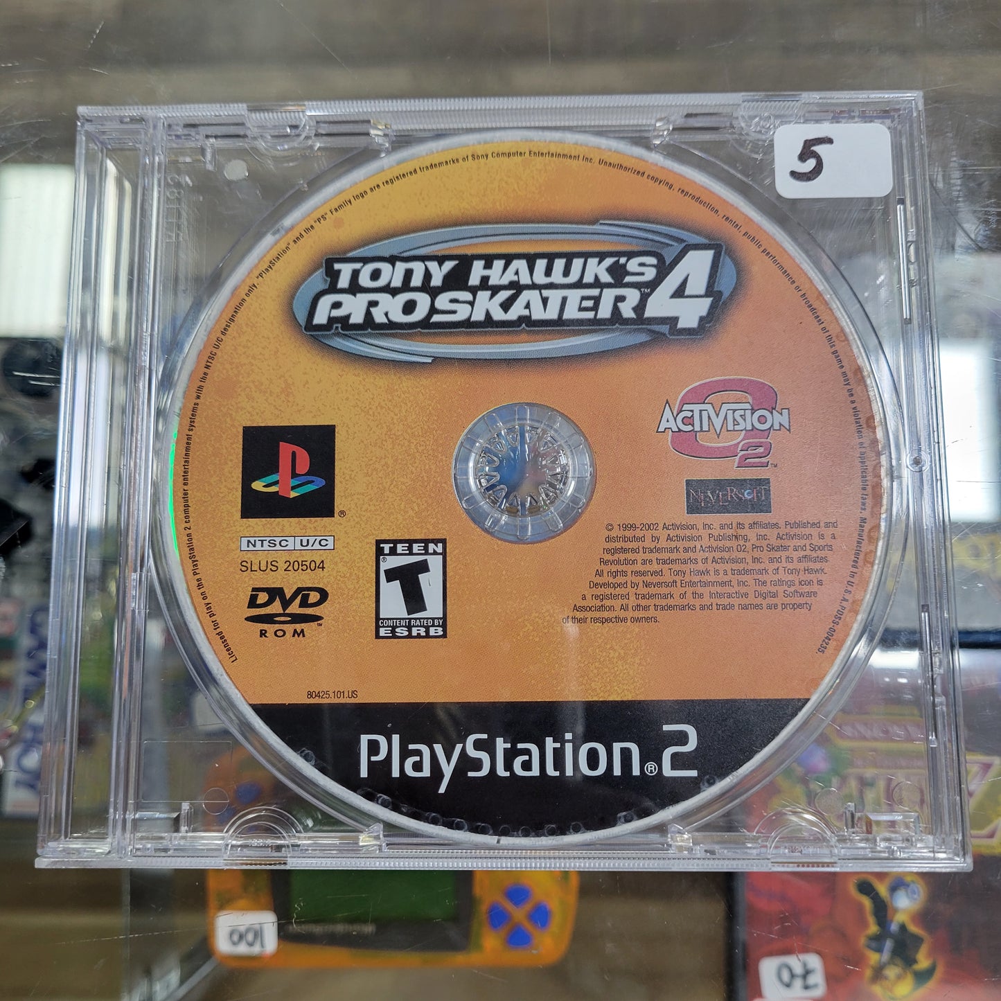 Tony Hawks Pro Skater 4 Playstation 2