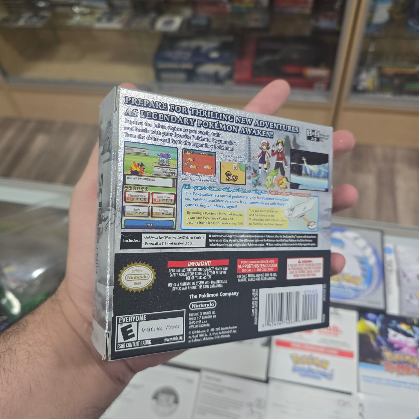 Pokémon SoulSilver (BigBox) (Clean) (Authentic) Nintendo DS