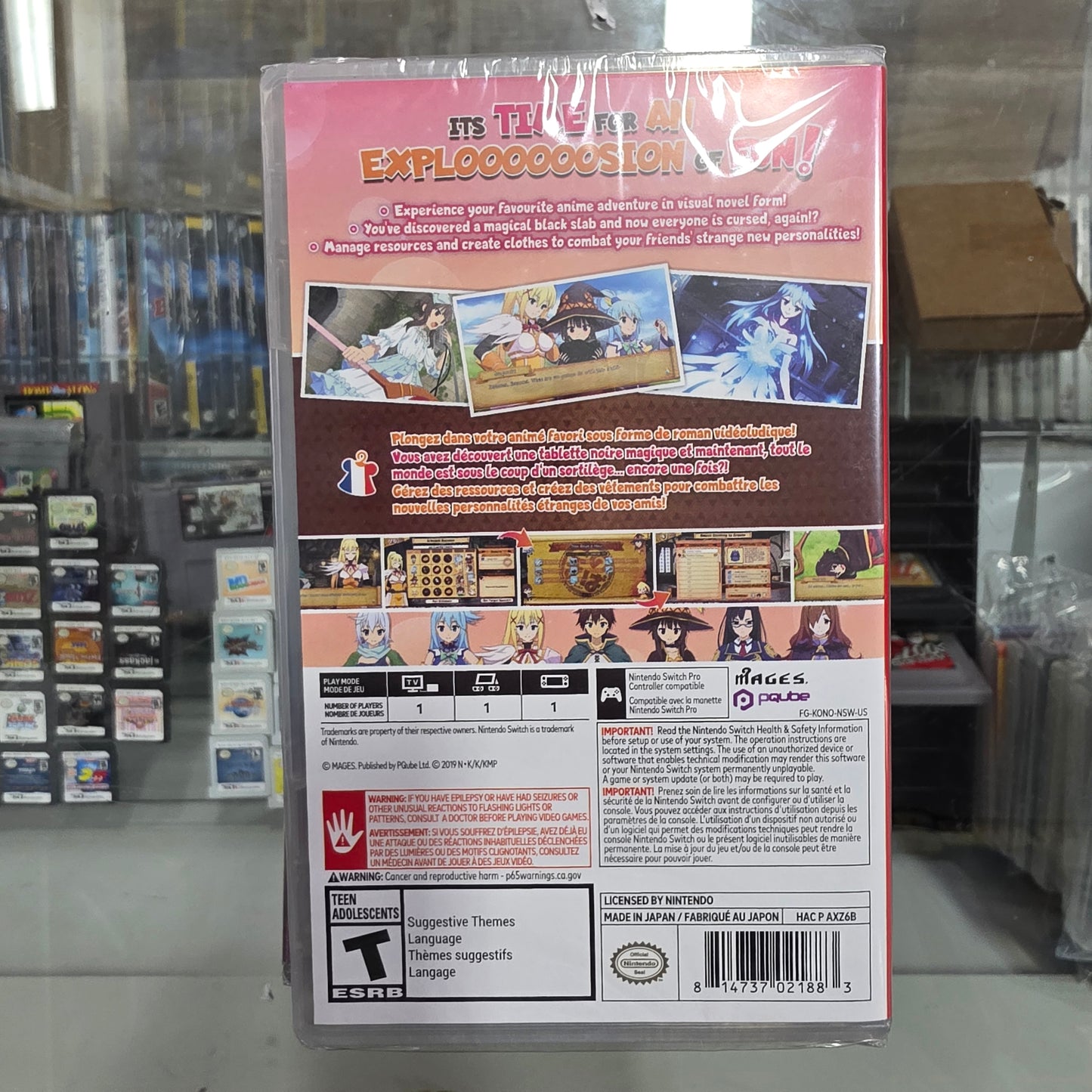 Konosuba – God’s Blessing on This Wonderful World! Love for These Clothes of Desire! - Nintendo Switch New