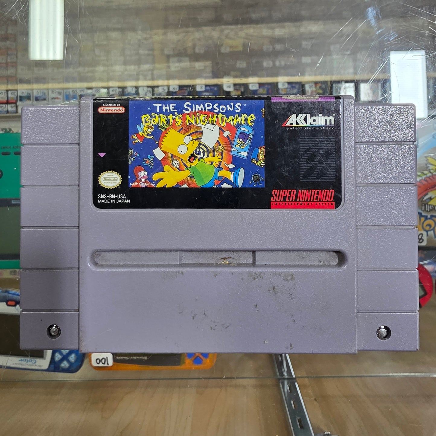 The Simpsons Barts Nightmare SNES