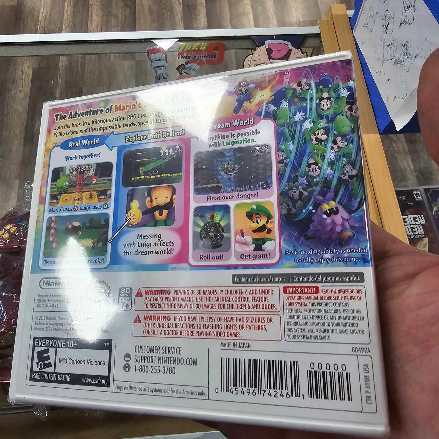 Mario and Luigi: Dream Team NEW SEALED (USA) Nintendo 3DS