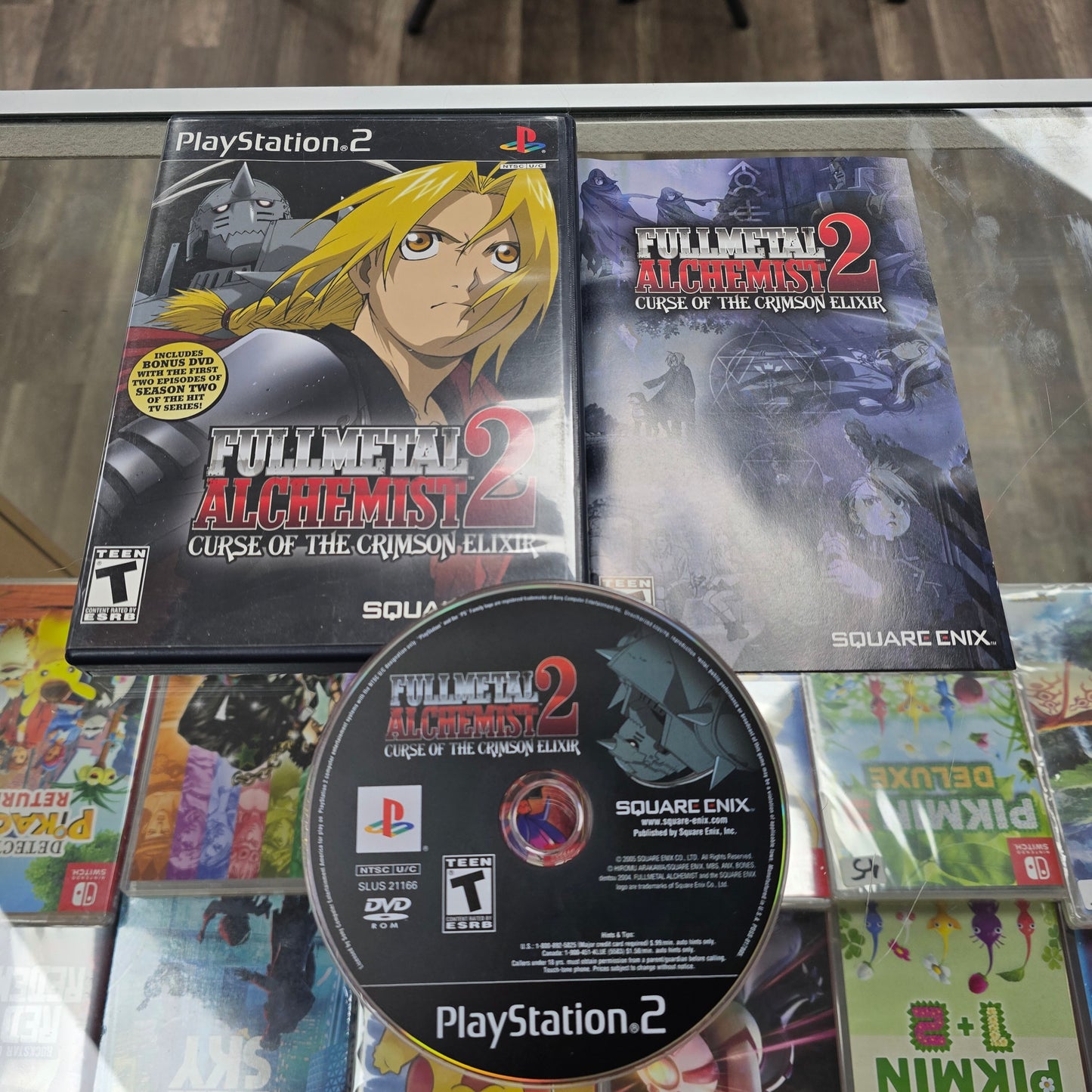 Fullmetal Alchemist 2 Curse of the Crimson Elixir (No DVD) PlayStation 2