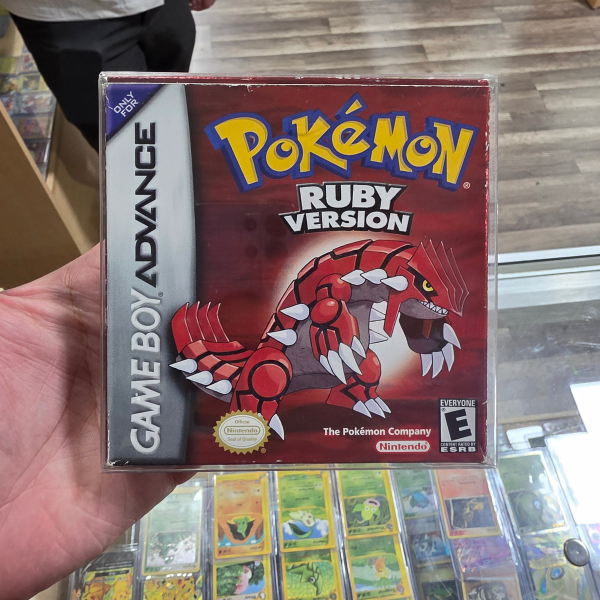 Pokémon Ruby (Authentic) (Dry Battery) Nintendo Gameboy Advance with Box CIB (Clean)