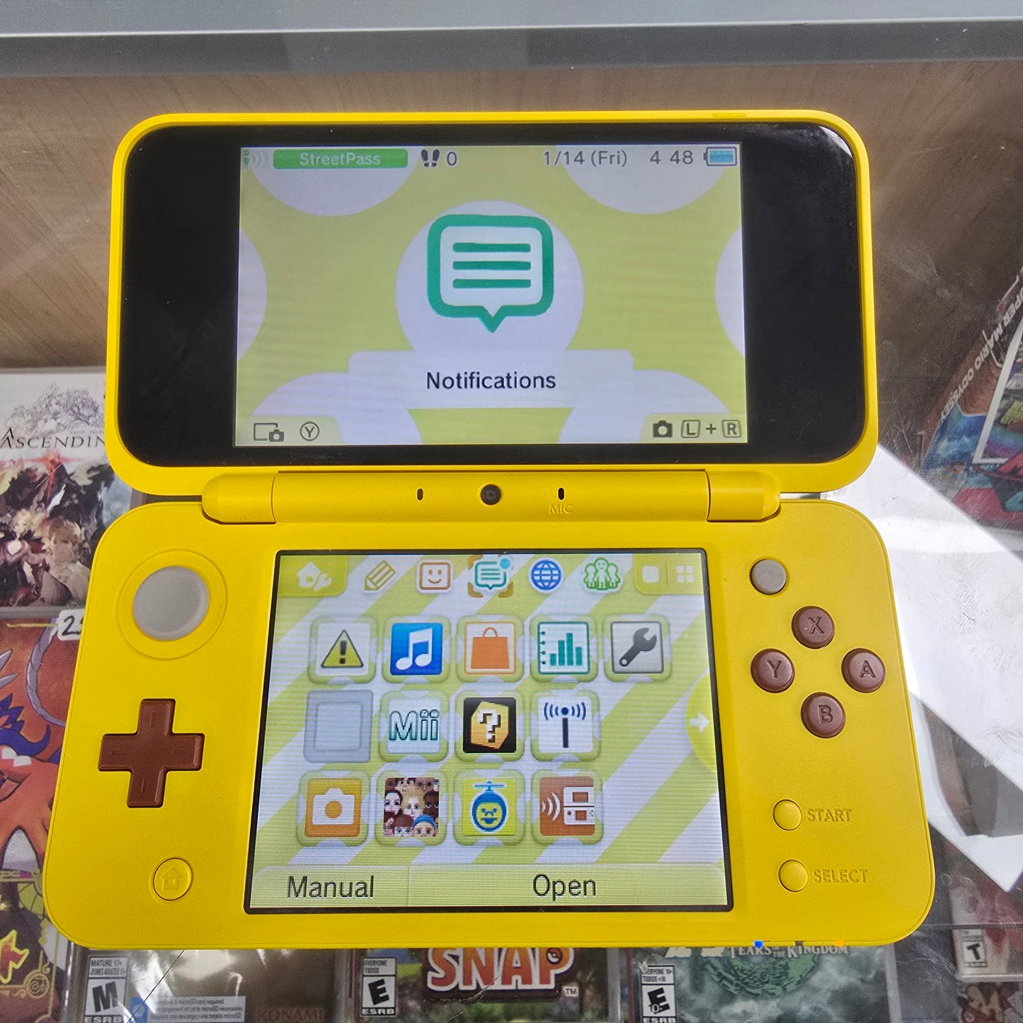 New Nintendo 2DS XL Pikachu Edition Nintendo 3DS Handheld System with Charger