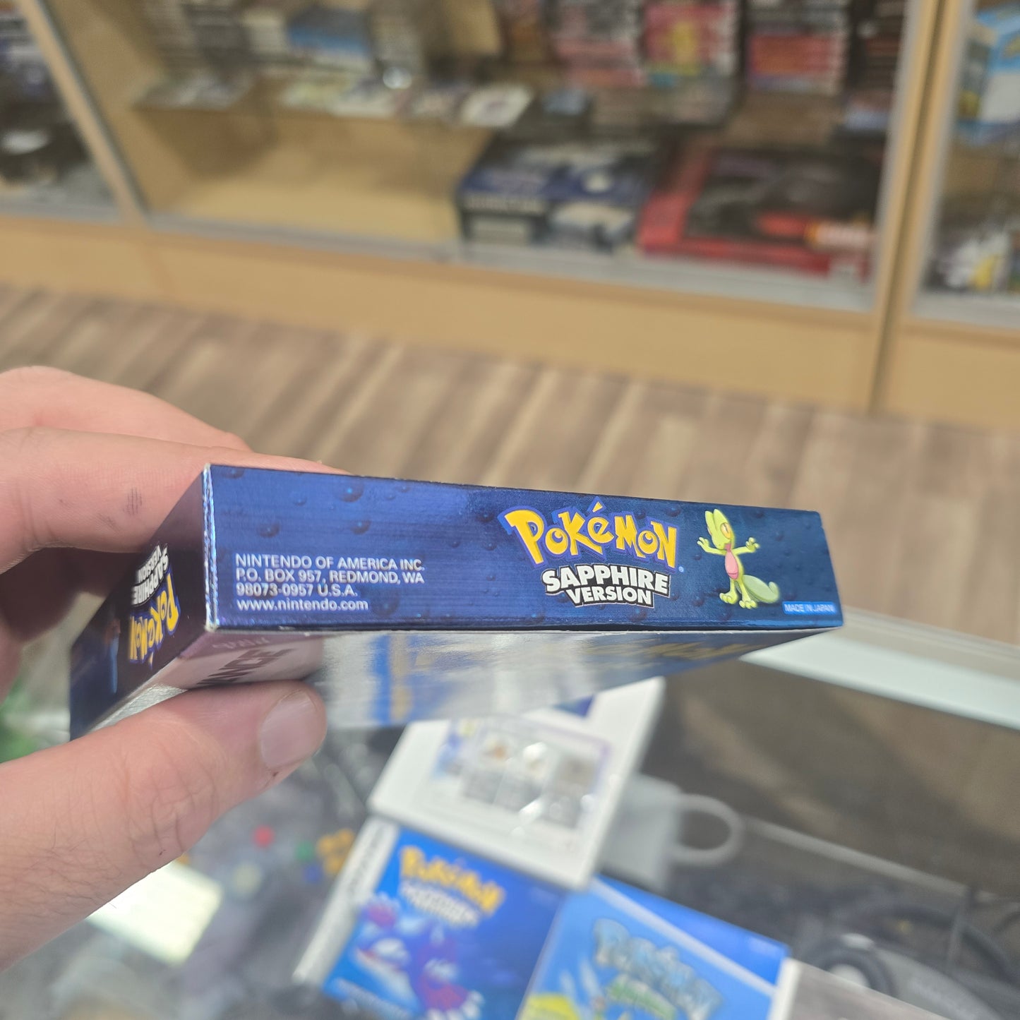 Pokémon Sapphire (Authentic) (LIKE NEW) (VERY CLEAN) (CIB) Nintendo Gameboy Advance