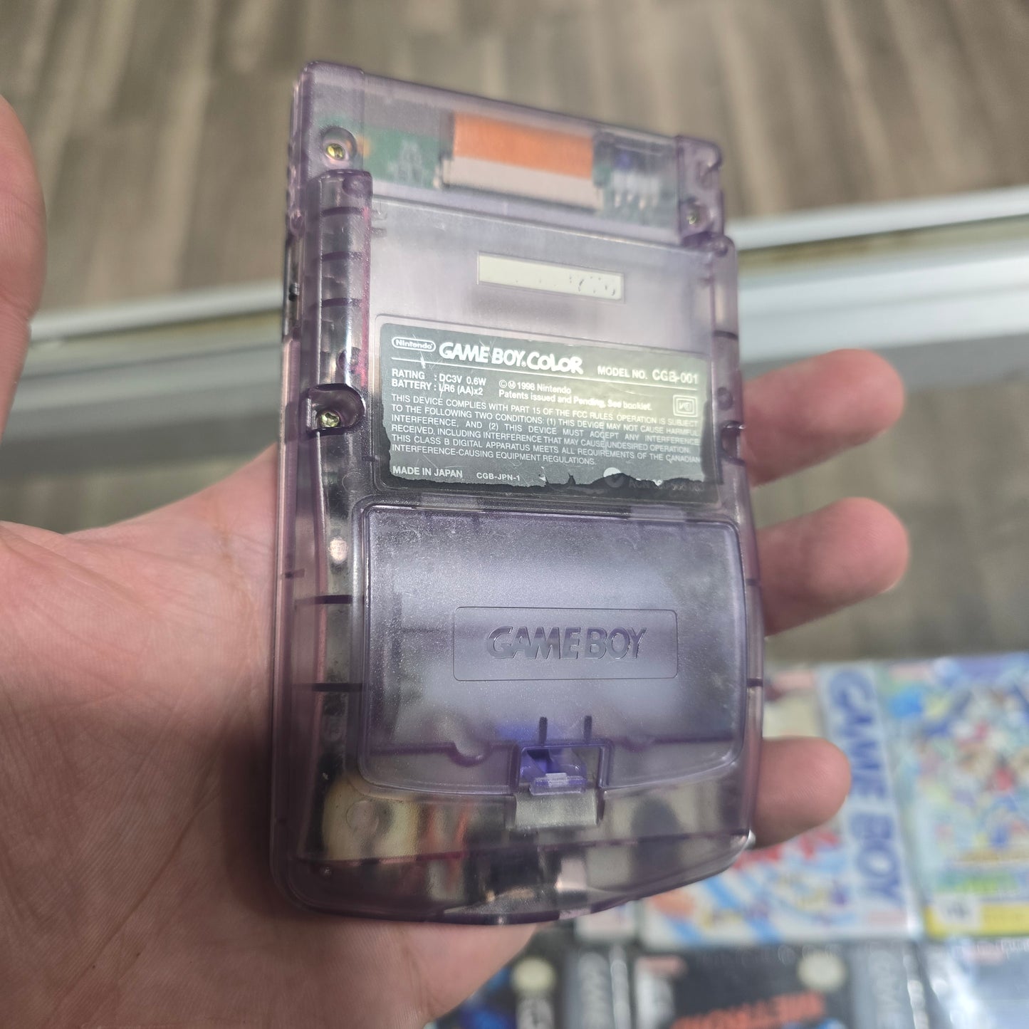 Atomic Purple Gameboy Color Handheld System