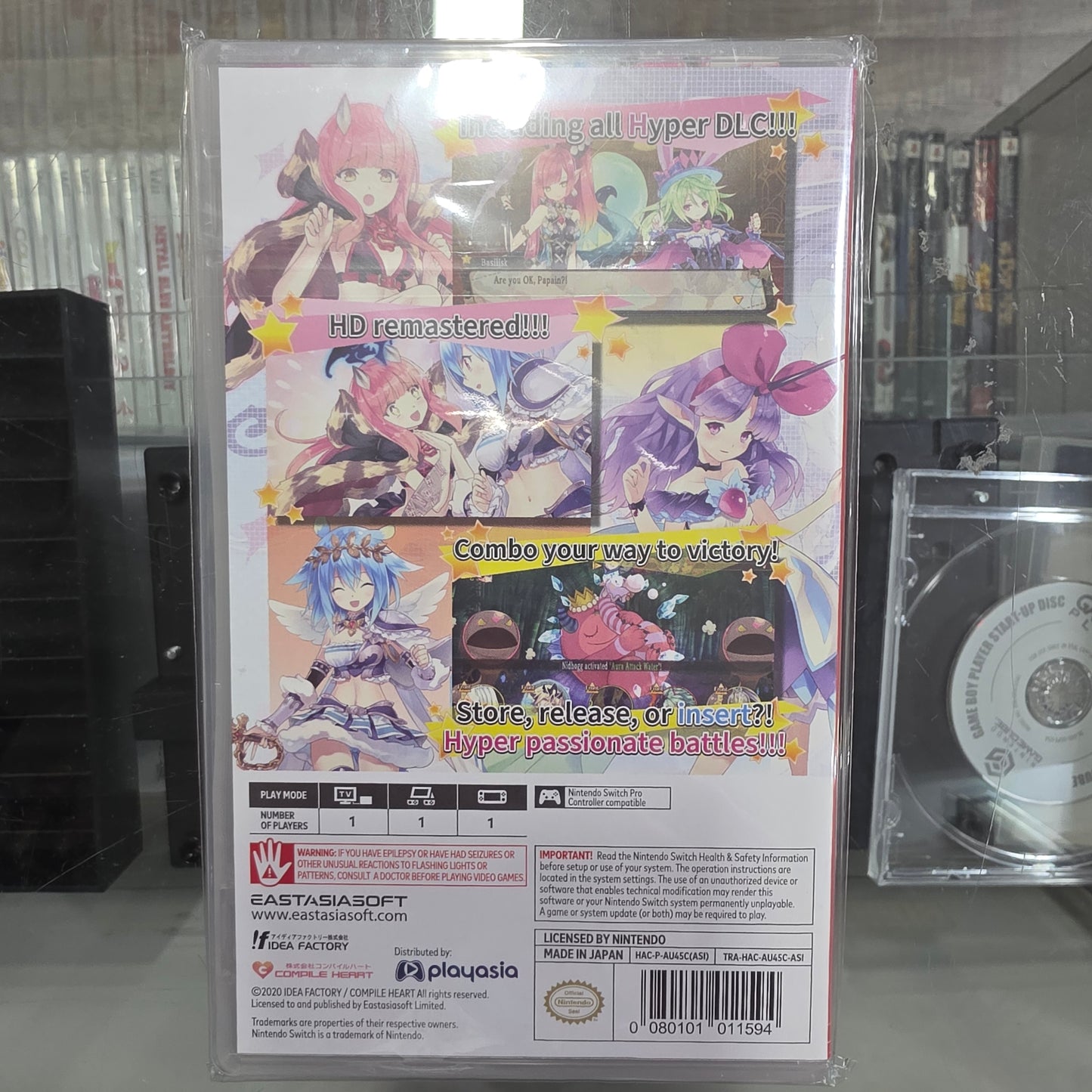 New Sealed Moero Crystal H Nintendo Switch