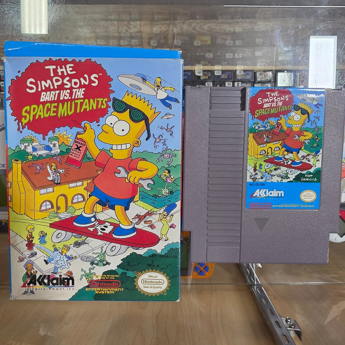 The Simpsons Bart Vs. The Space Mutants NES