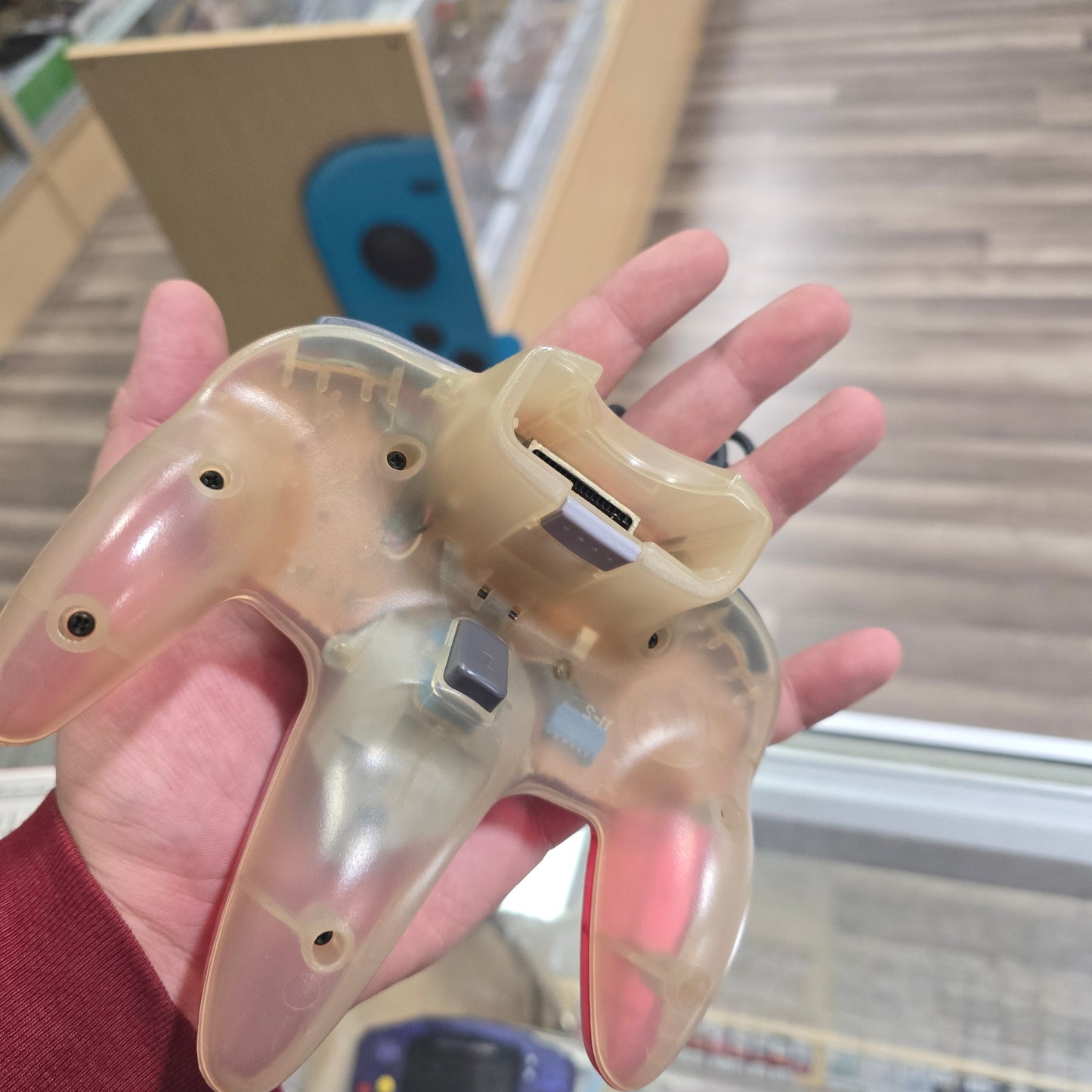 Clear White & Red Controller JP Nintendo 64 in Box