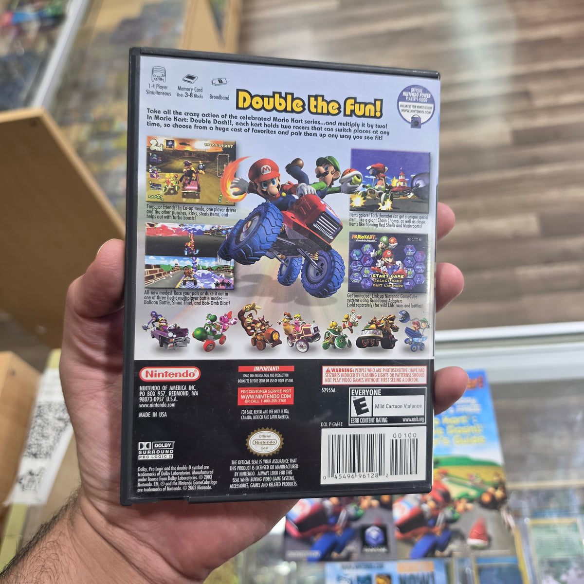 Mario Kart Double Dash (COVER ART and Manual ONLY) Nintendo GameCube