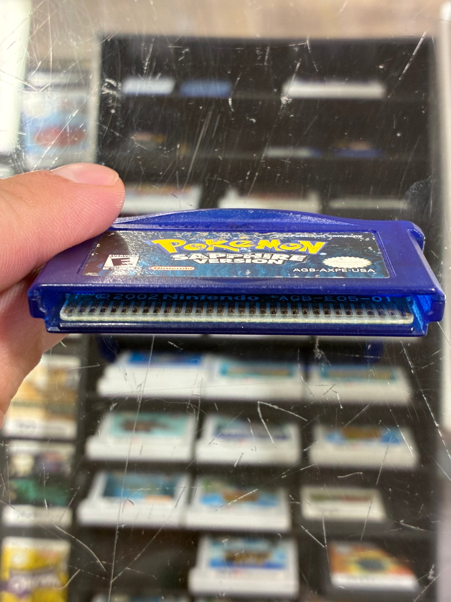 Pokemon Sapphire (Authentic) (Dry Battery) Nintendo Gameboy Advance