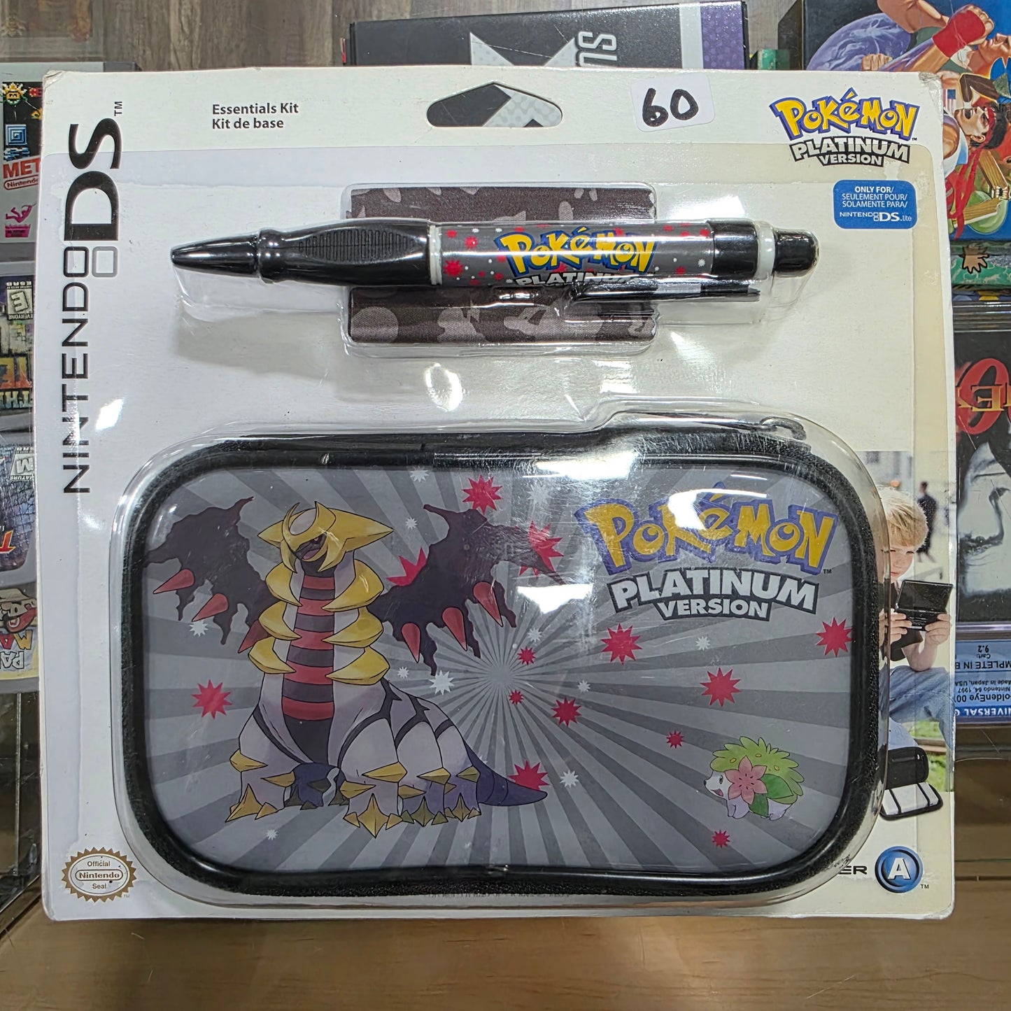 New Sealed Pokémon Platinum Giratina DS Lite Essentials Kit