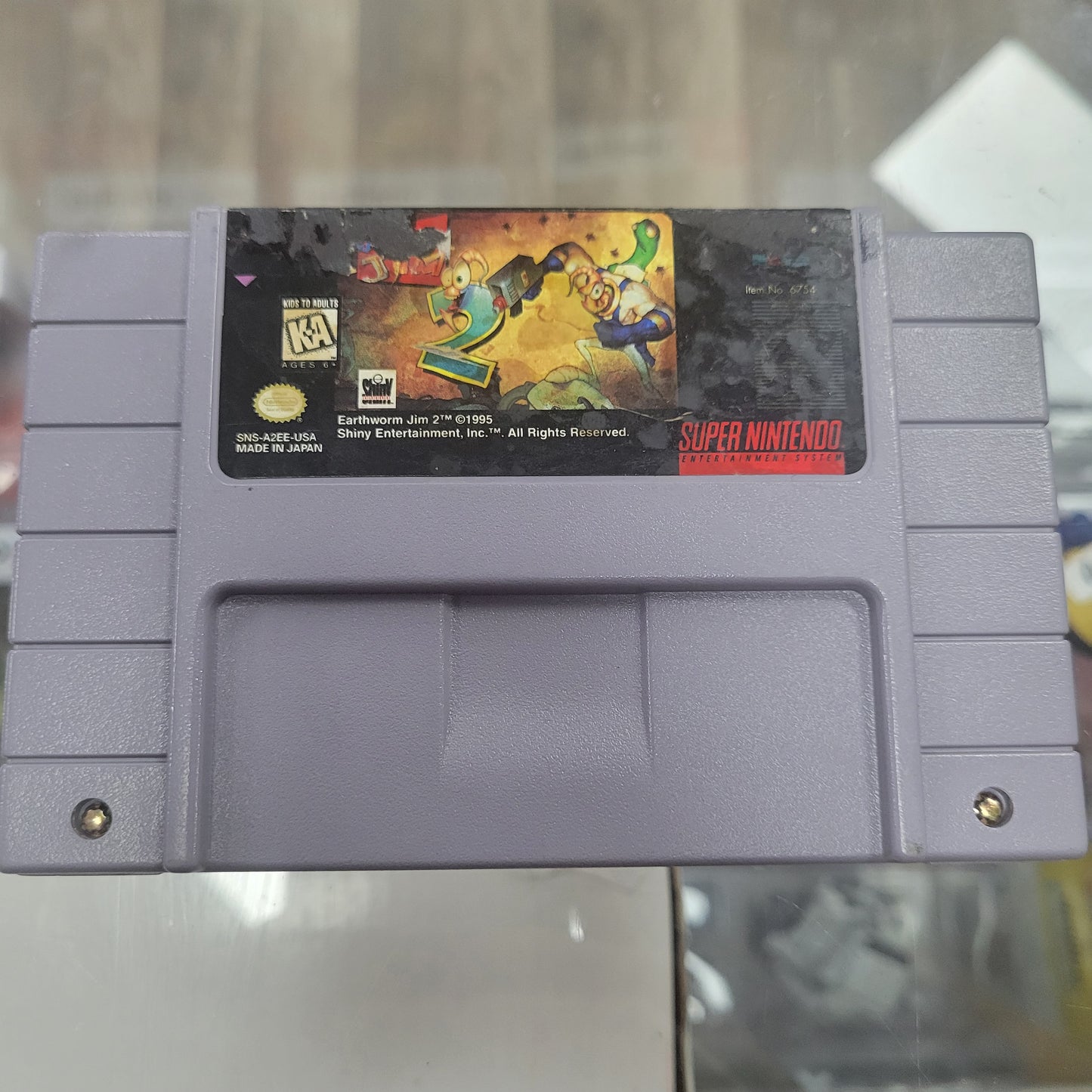 Earth Worm Jim 2 SNES