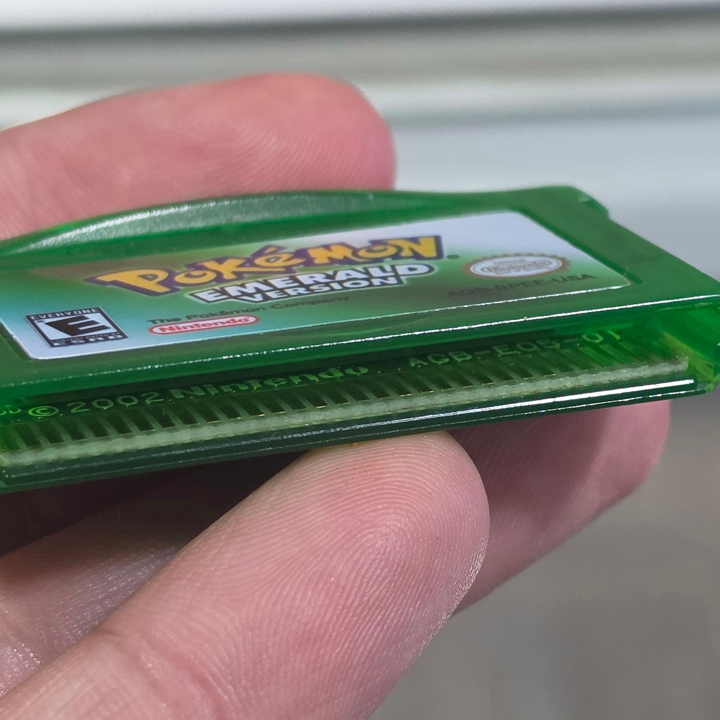 Pokémon Emerald (Authentic) (Dry Battery) Nintendo Gameboy Advance (REPRODUCTION LABEL) (Authentic Game)