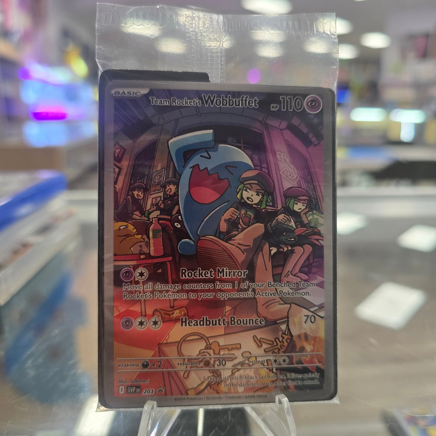 Team Rocket's Wobbuffet - SV: Scarlet & Violet Promo Cards NM