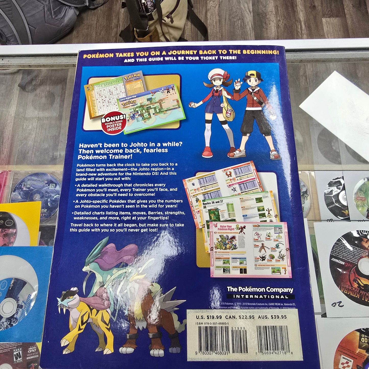 Pokemon HeartGold & SoulSilver Versions Strategy Guide w/POSTER