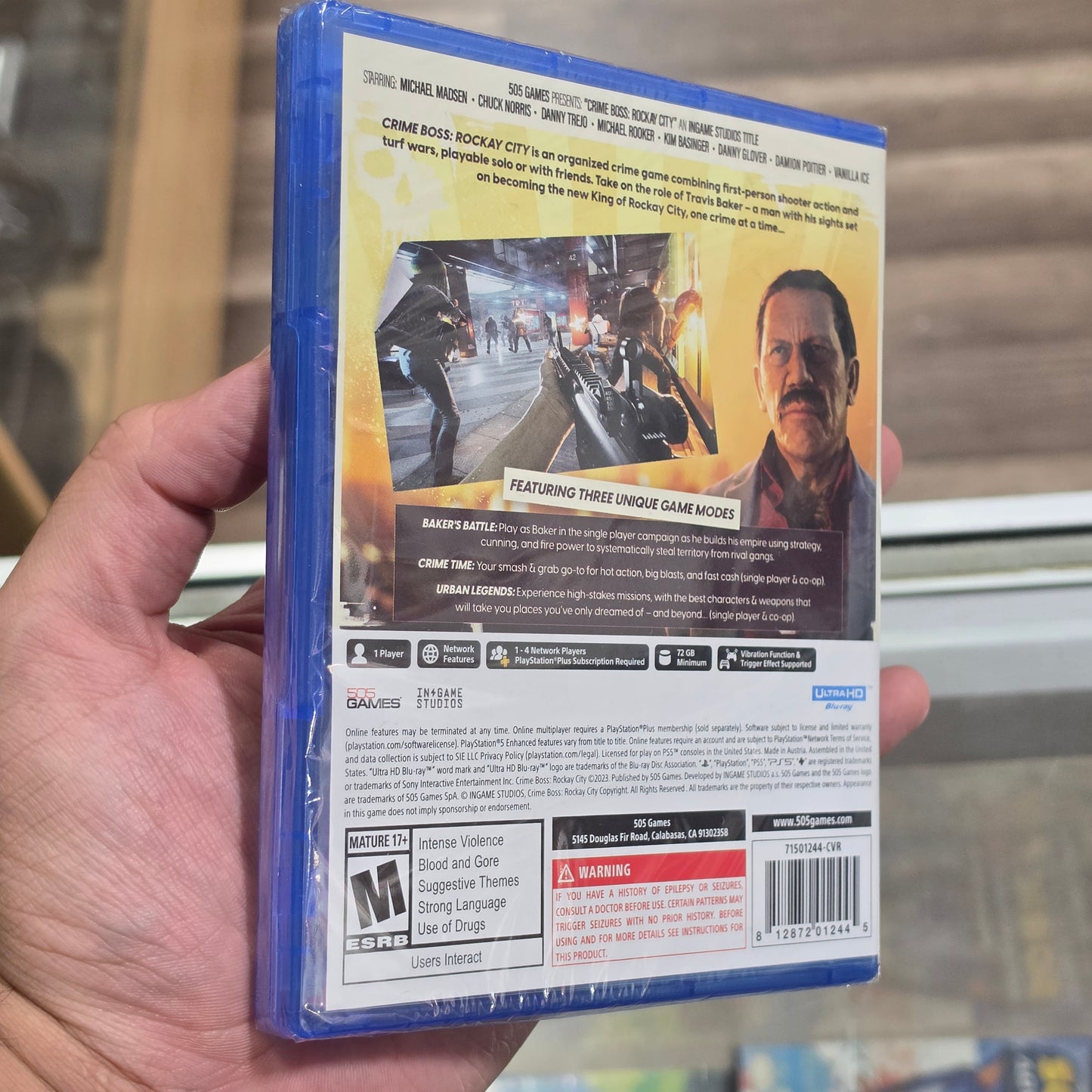 Crime Boss: Rockay City Playstation 5 (UNOPENED)