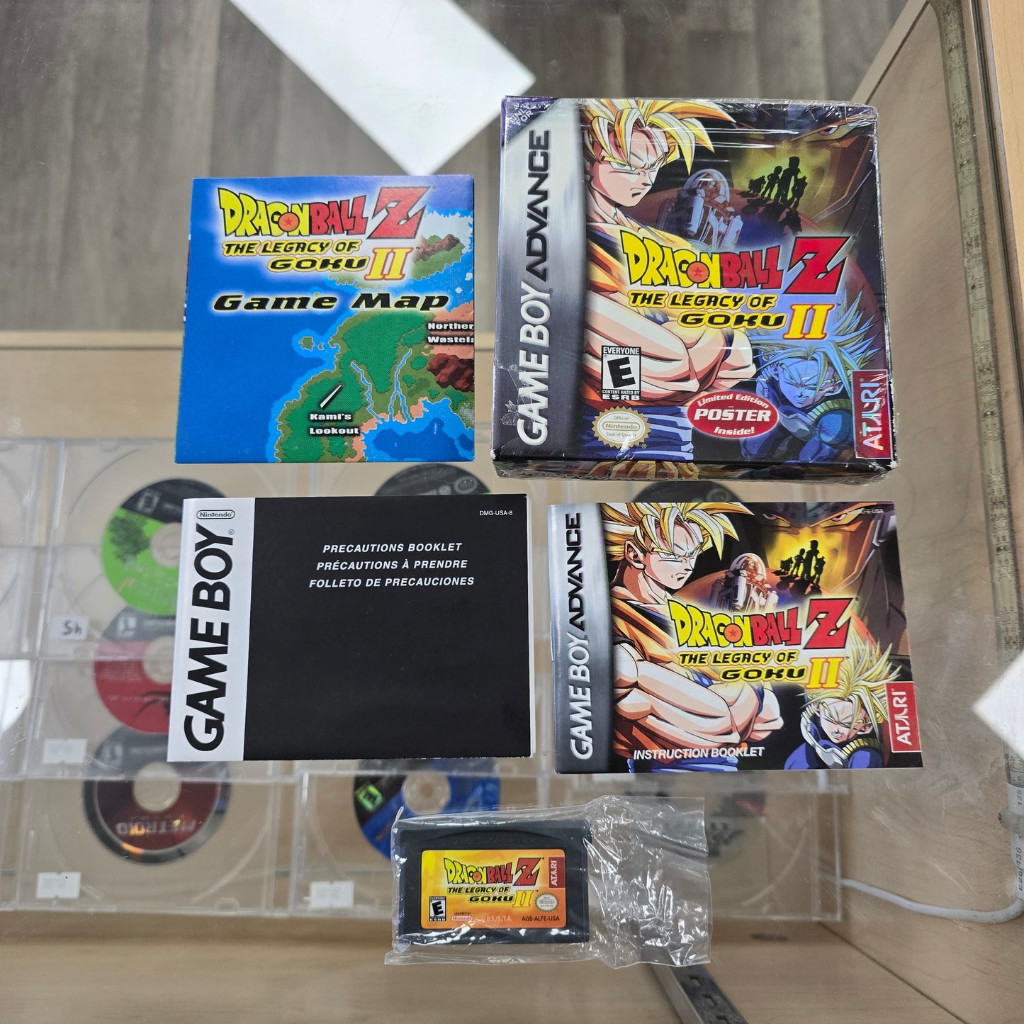 DragonBall Z The Legacy of Goku 2 CIB with Poster (Has Box Protector) Nintendo Gameboy Advance