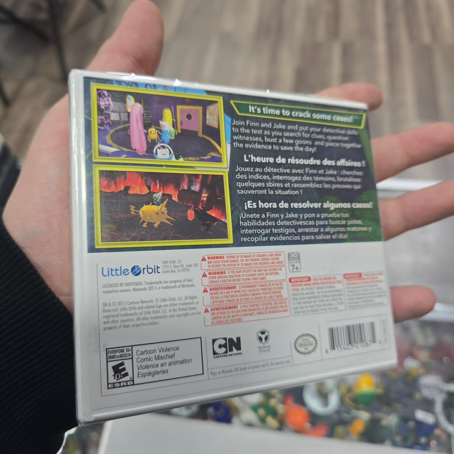 Adventure Time: Finn and Jake Investigations (SEALED) Nintendo 3DS