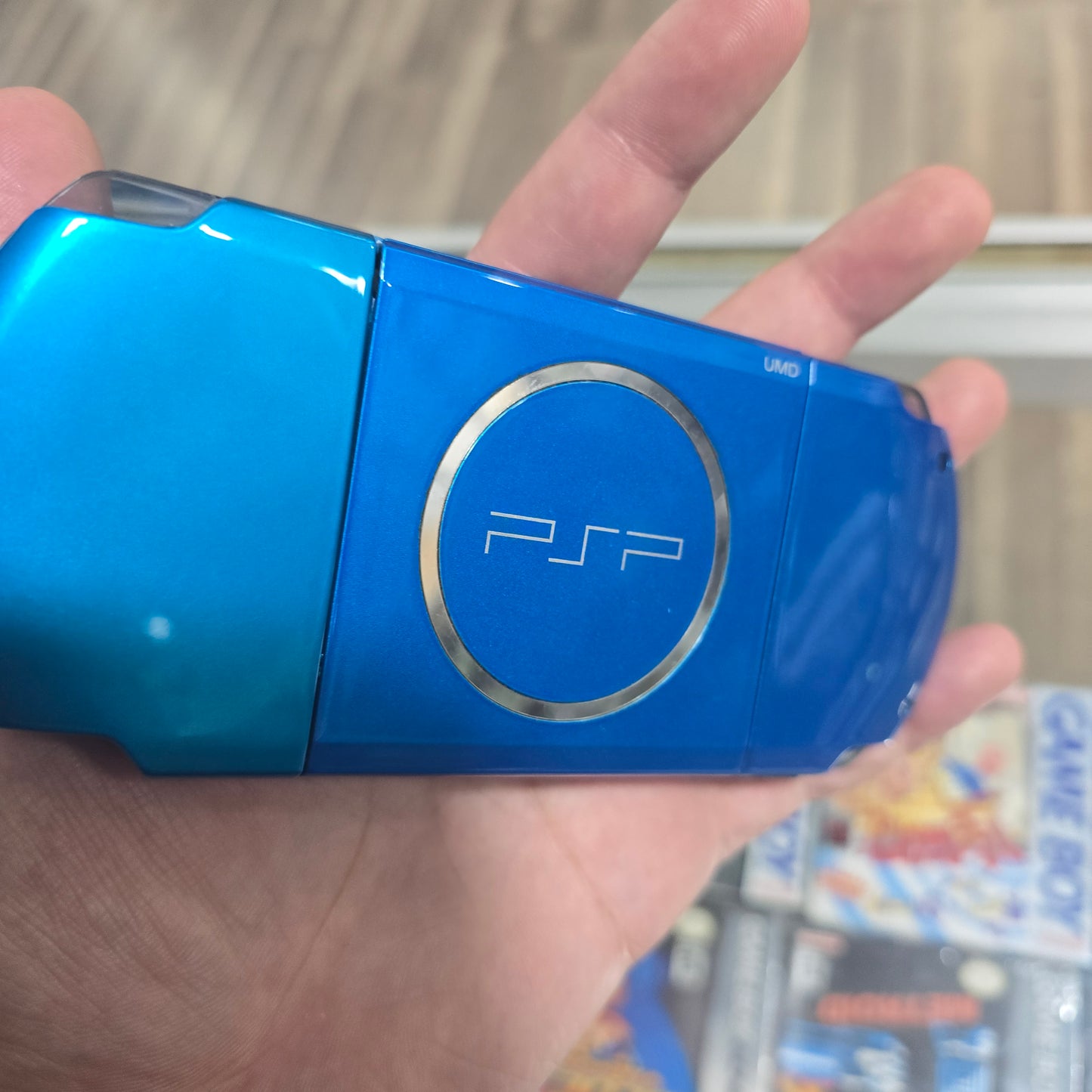 Blue PSP 3000 Model Handheld System with Charger