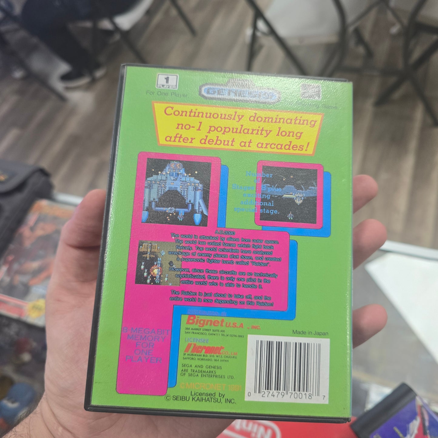 Raiden Trad Sega Genesis