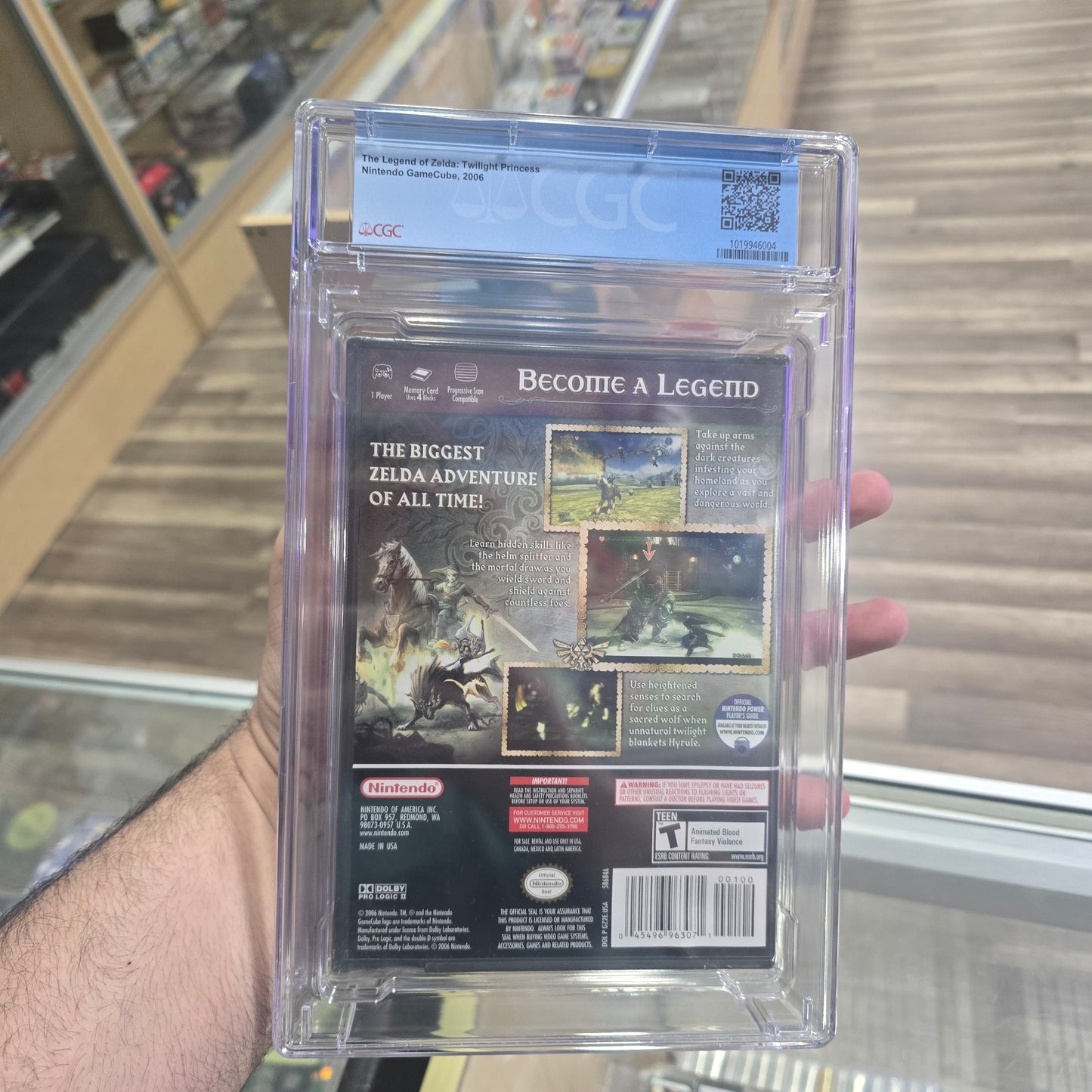 The Legend of Zelda: Twilight Princess GameCube CGC 9.2 A+ FACTORY SEALED