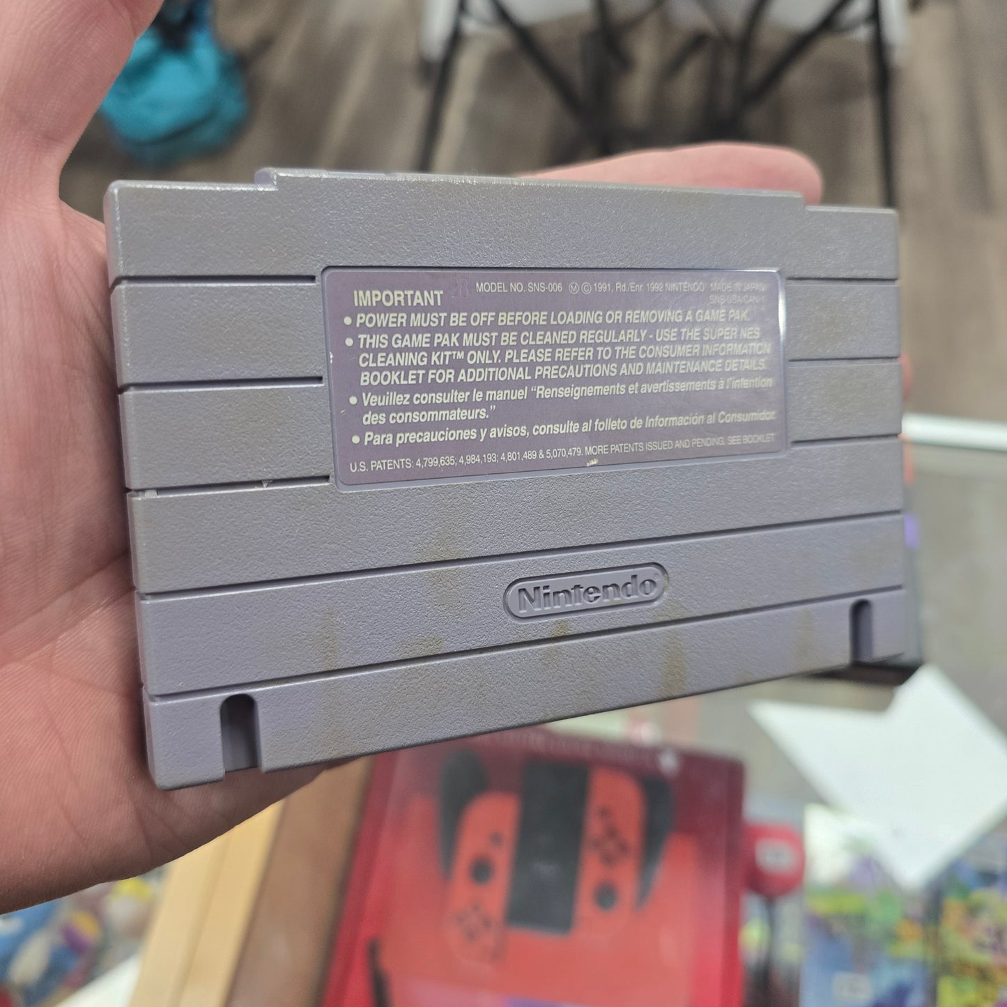 Super Metroid with "Reproduction CASE" Super Nintendo