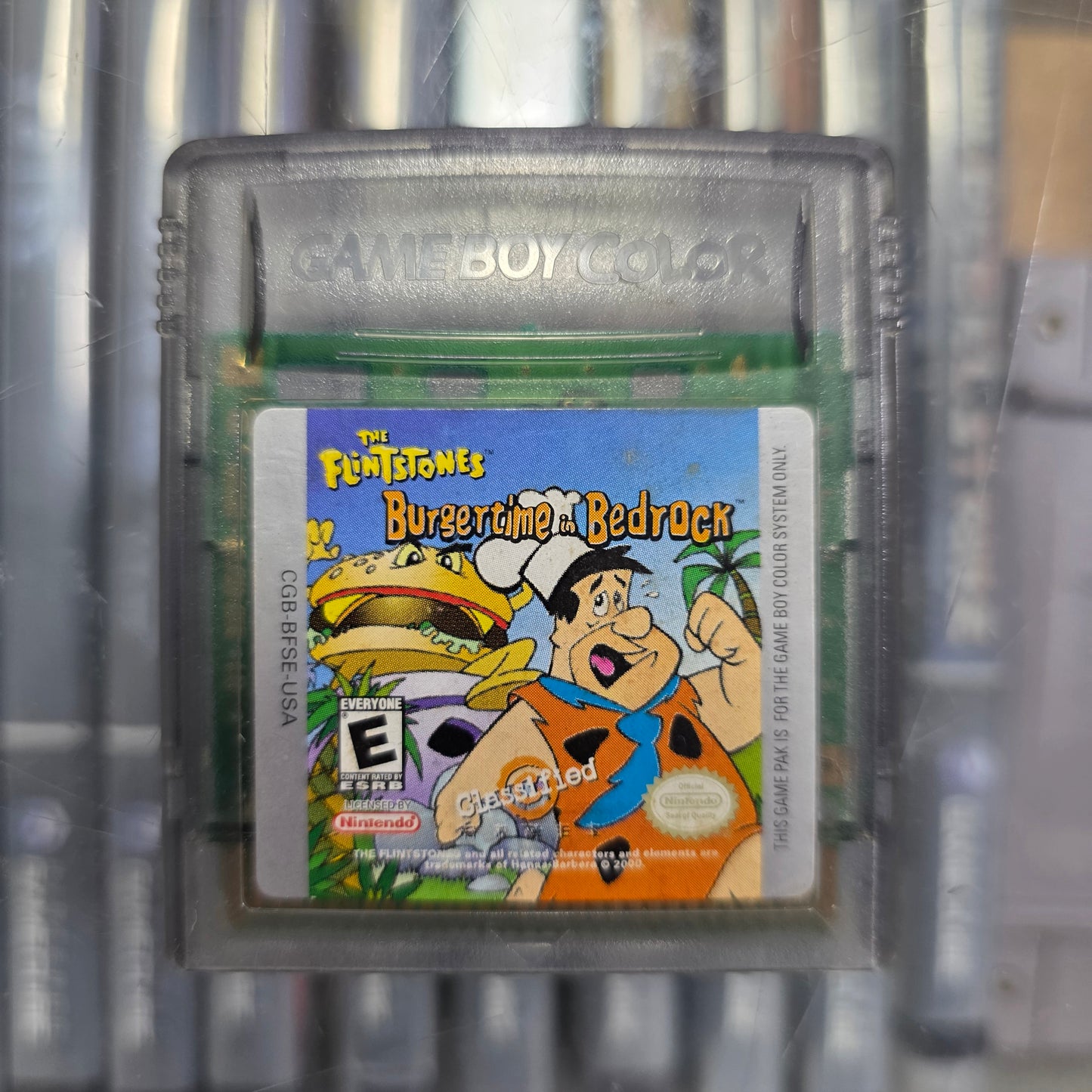The Flintstones Burgertime in Bedrock GameBoy Color