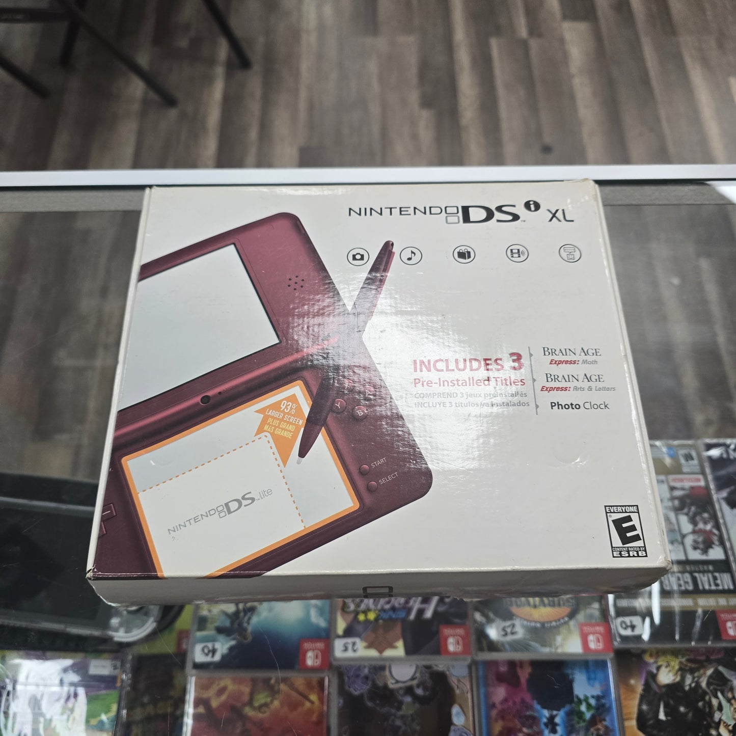 Red Nintendo DSi XL With Box