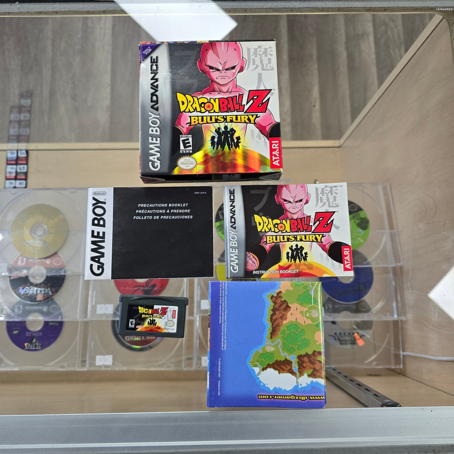 DragonBall Z Buu's Fury CIB with Poster (Has Box Protector) Nintendo Gameboy Advance