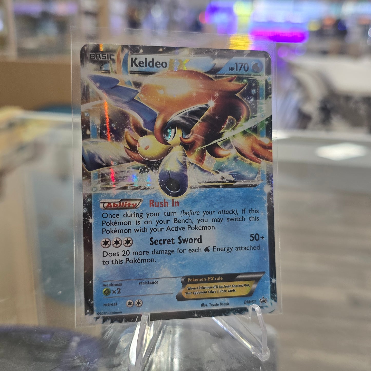 Keldeo EX - BW61 - Black and White Promos (MP)