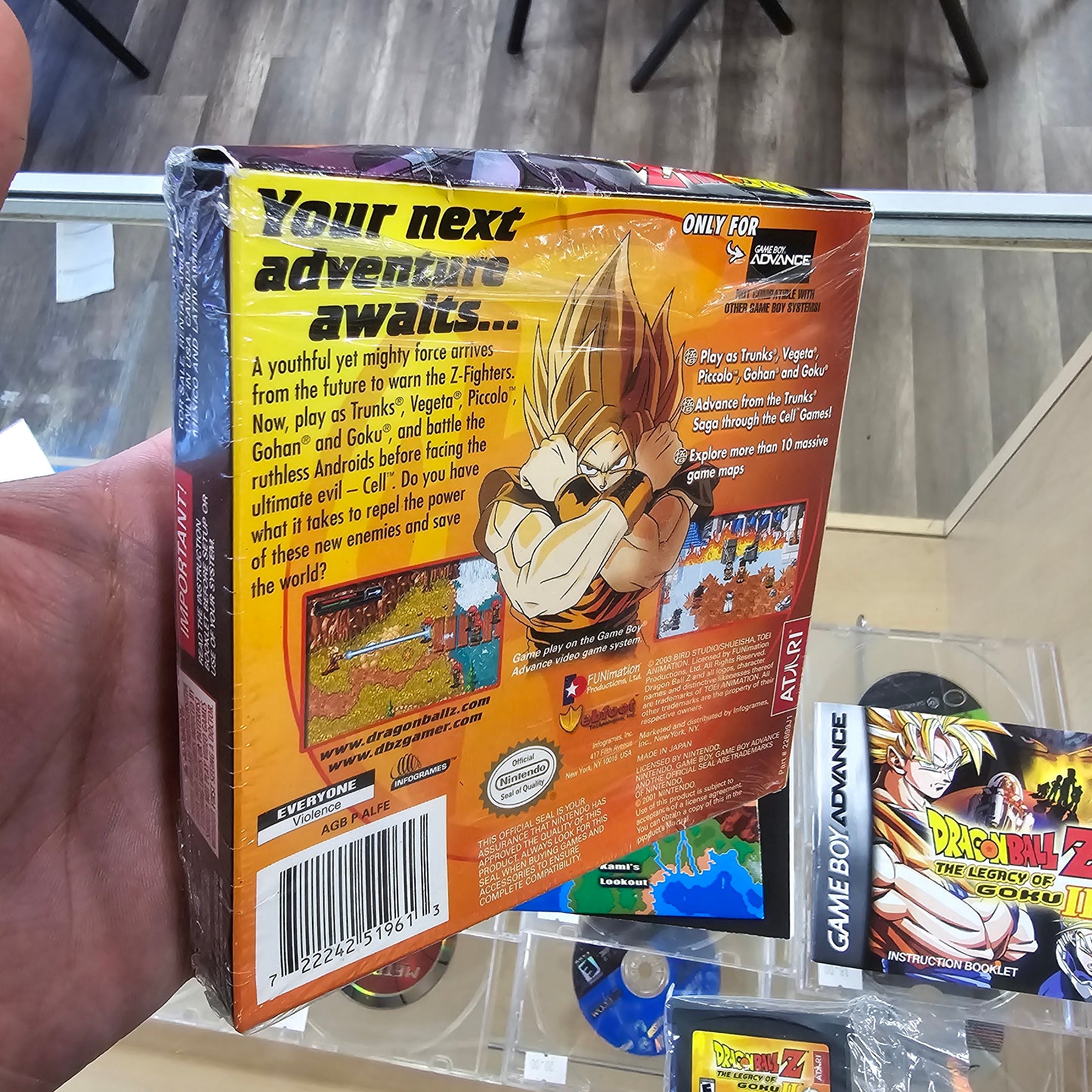 DragonBall Z The Legacy of Goku 2 CIB with Poster (Has Box Protector) Nintendo Gameboy Advance