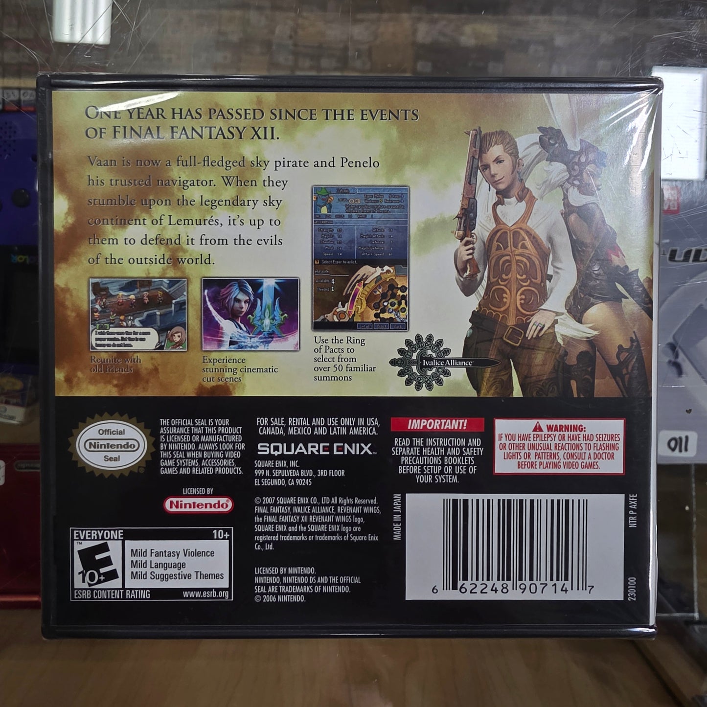 Final Fantasy XII Revenant Wings Nintendo DS