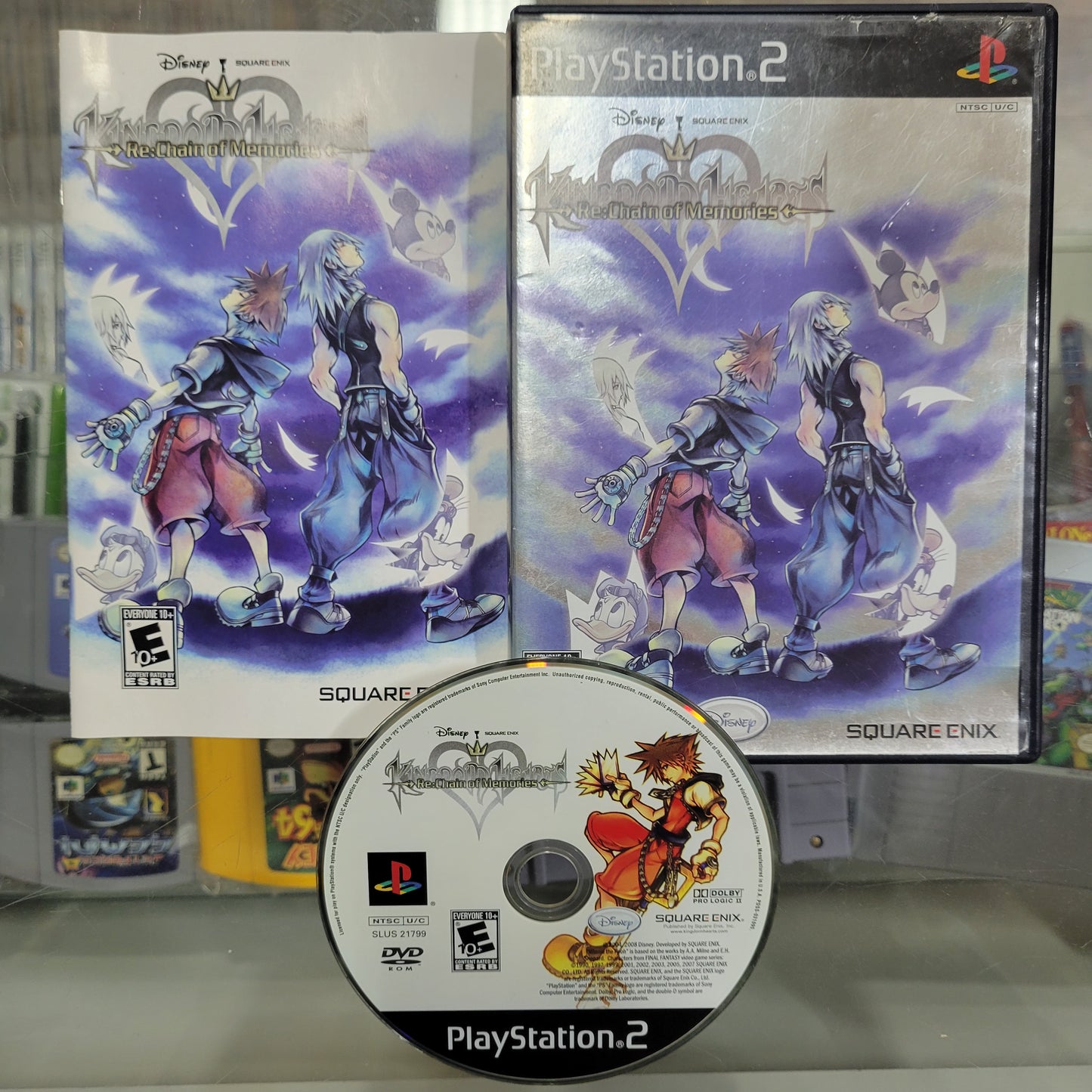Kingdom Hearts Re Chain Of Memories Playstation 2