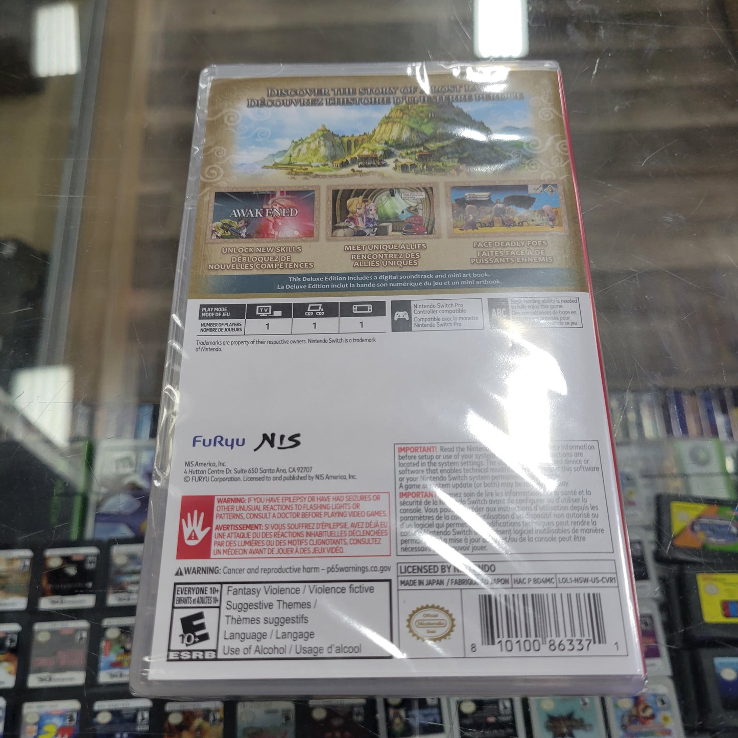 New Sealed The Legend Of Legacy HD Remastered Nintendo Switch