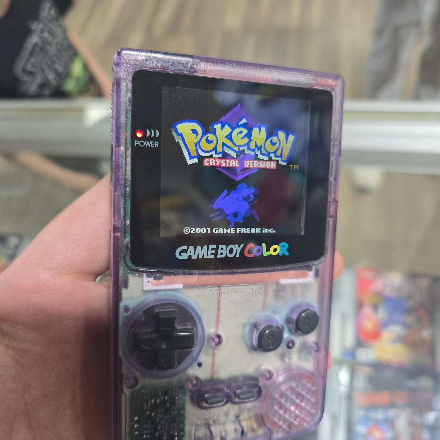 Custom Original Nintendo Gameboy Color Handheld System with IPS Brighter Screen