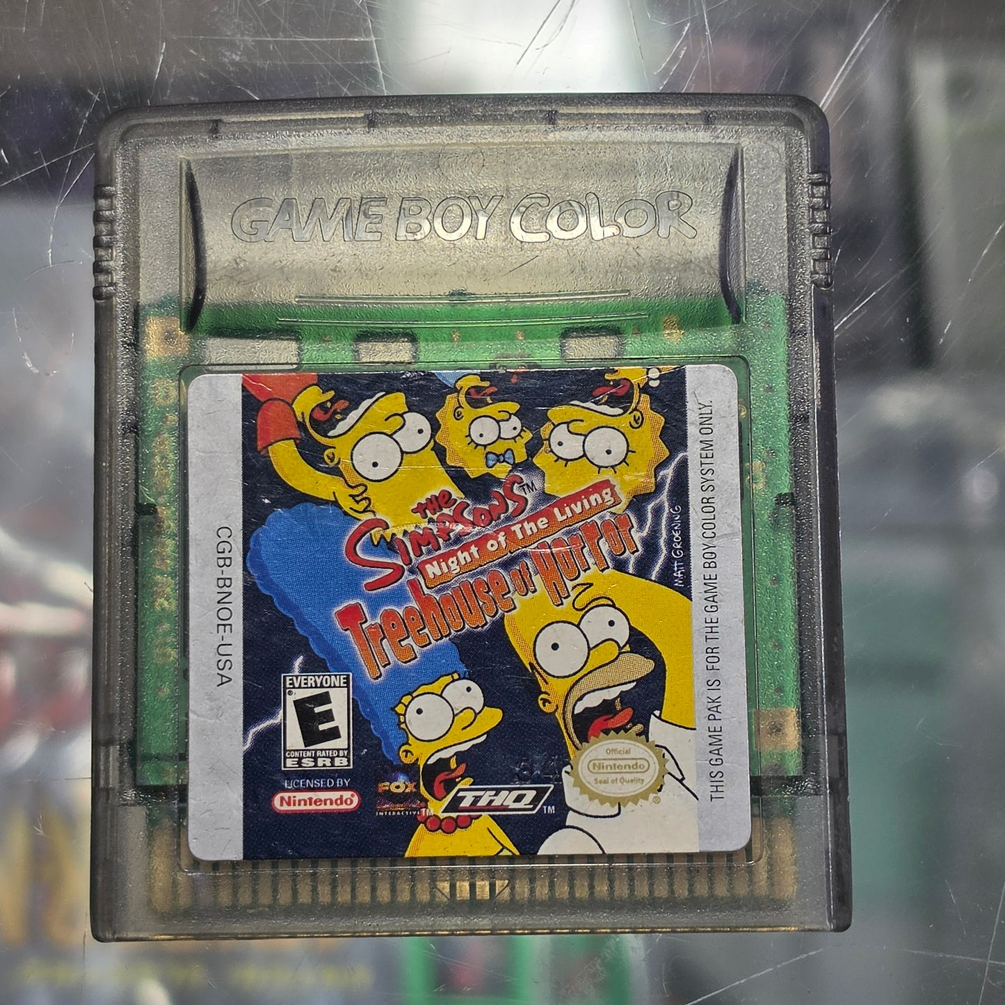 The Simpsons Night of the Living Treehouse of Horror Nintendo GameBoy Color
